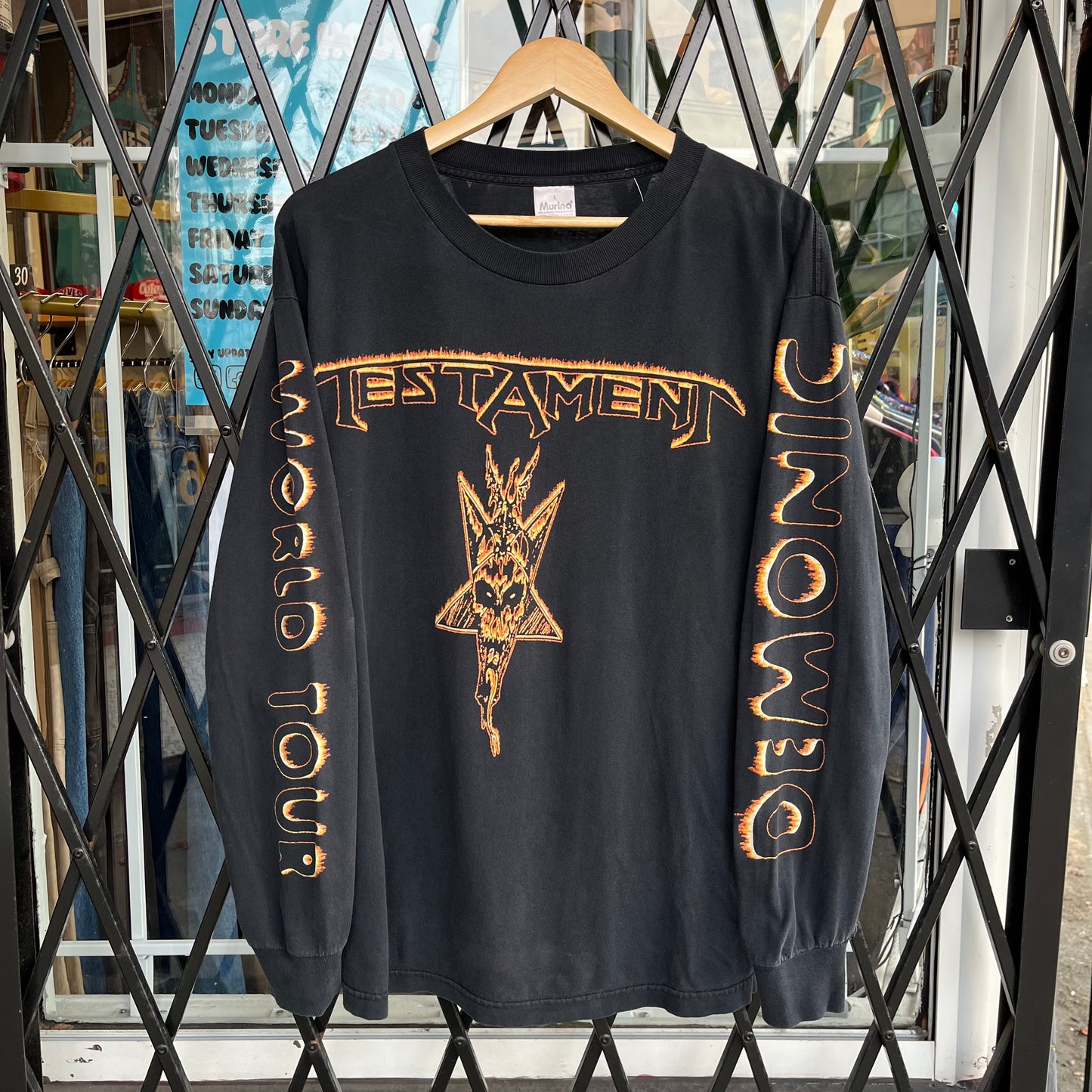 1997 Testament Demonic Tour Long Sleeve - Size L