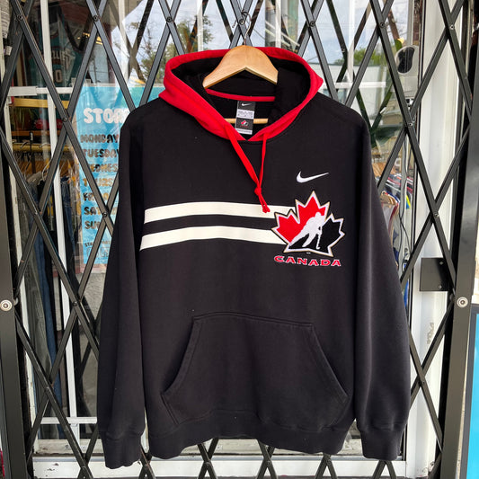 Vintage Nike Team Canada Hockey Hoodie - Size M