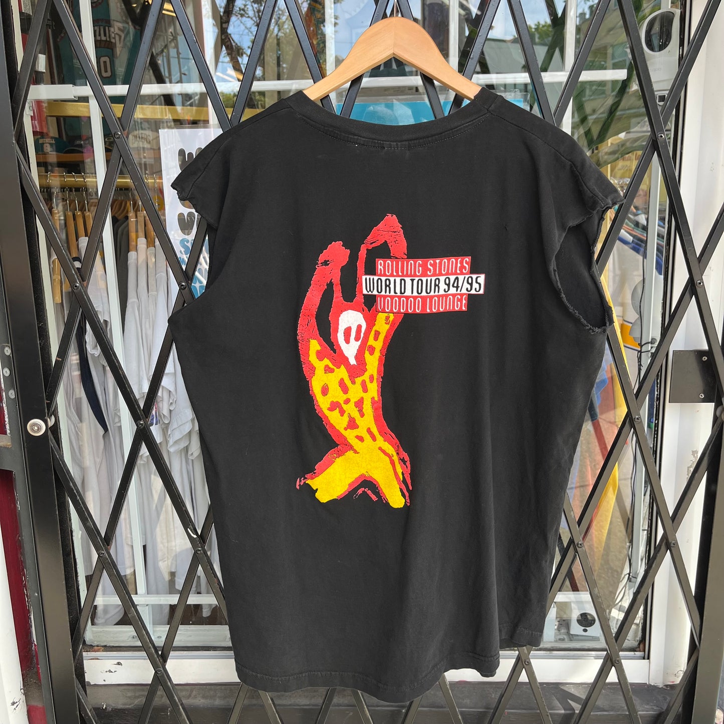 1994 Rolling Stones Voodoo Lounge Cut Off Tee - Size XL