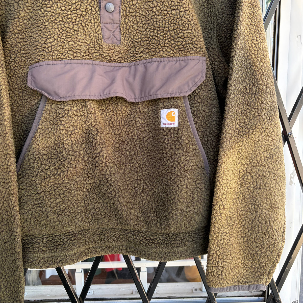 Carhartt Snap Fleece Sweater - Size M