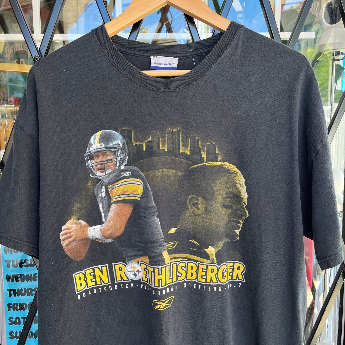 Vintage Steelers Ben Rothlisberger Tee - Size XL
