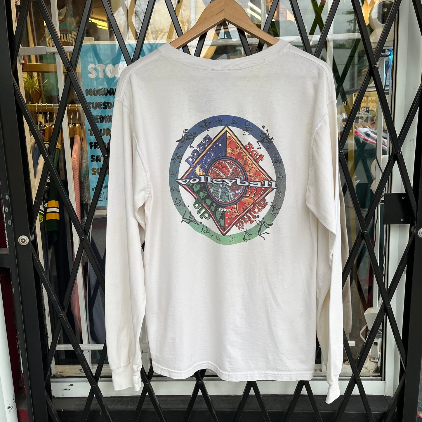 Vintage Volleyball Long Sleeve - Size L