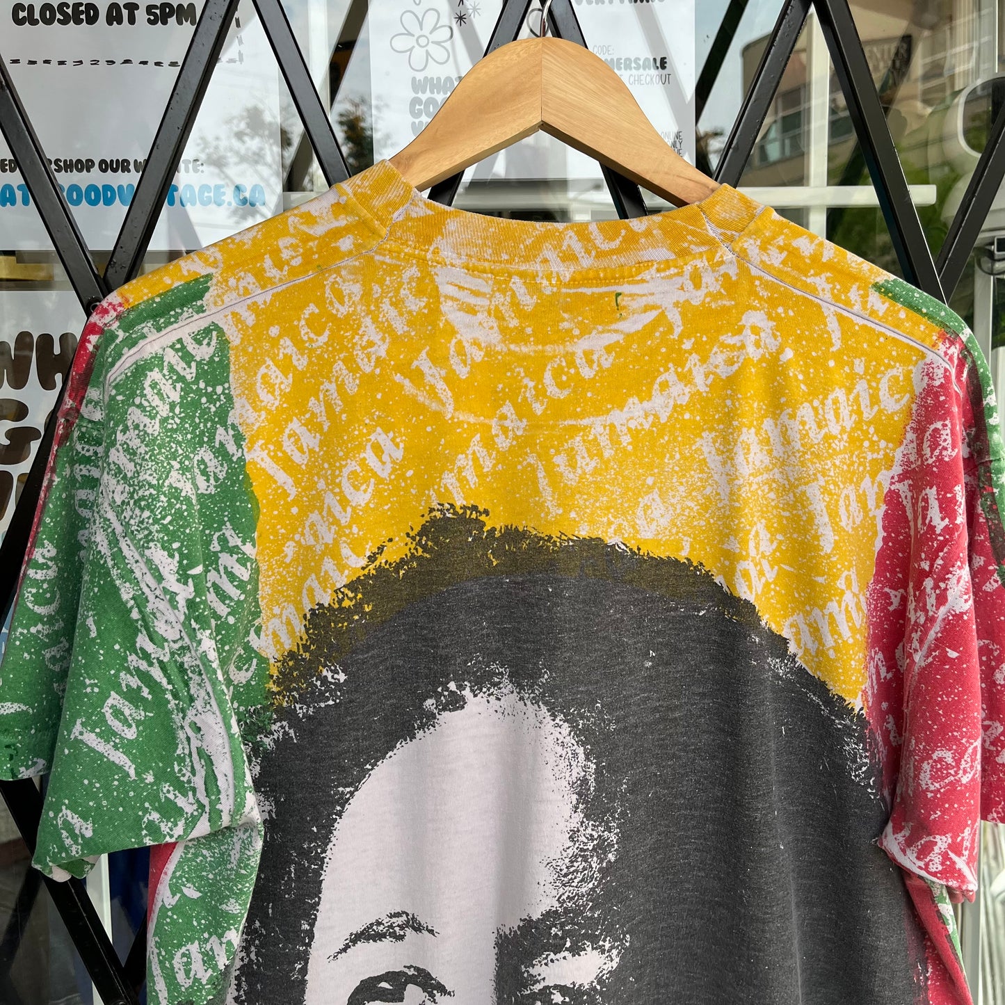Vintage Bob Marley AOP Tee - Size XL