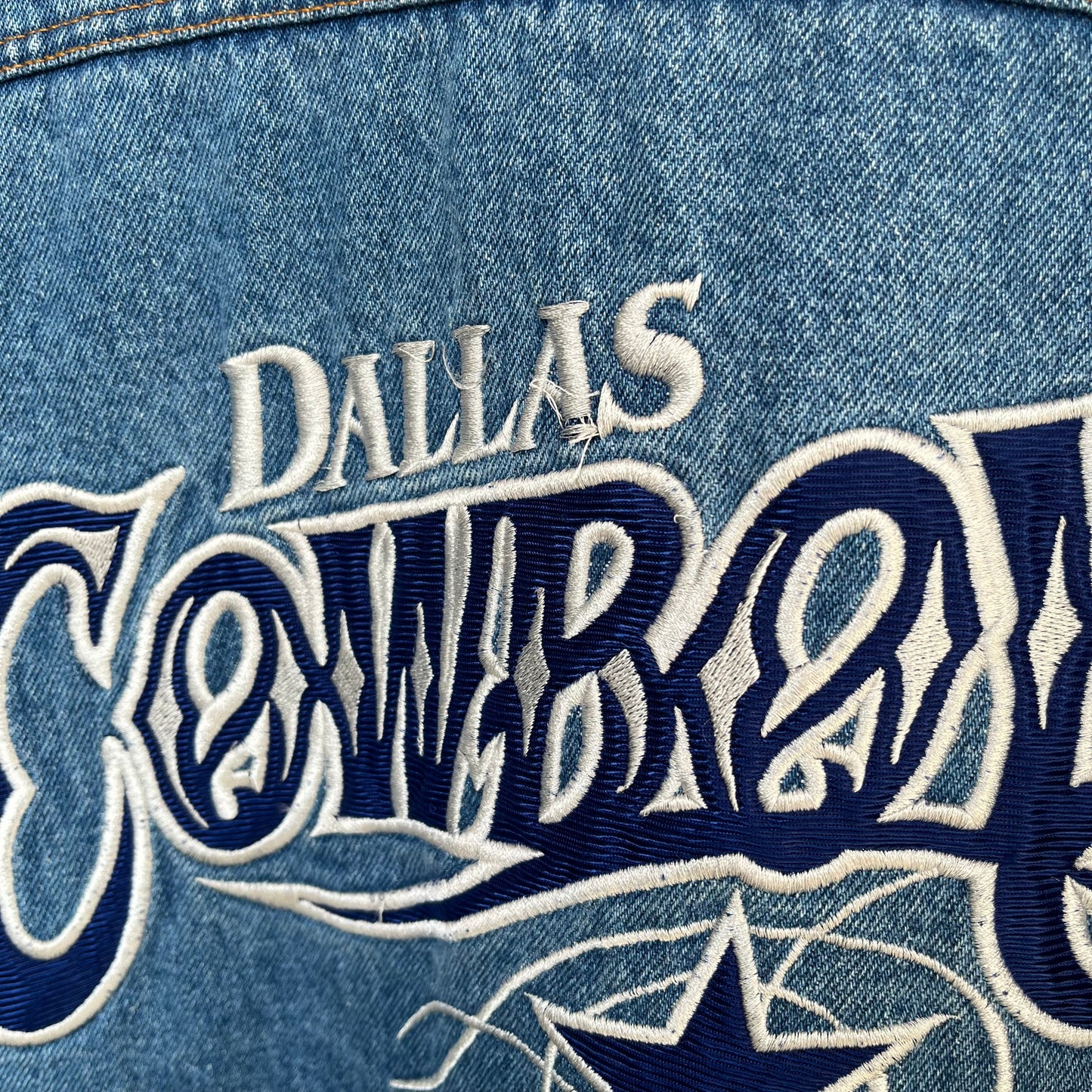 Vintage Dallas Cowboys Denim Jacket - Size XL