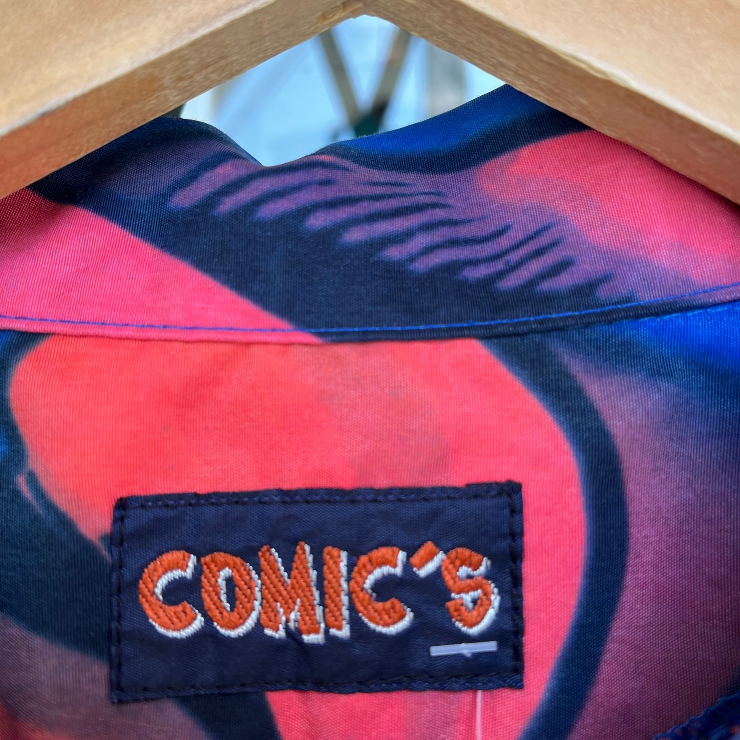 Vintage Y2K Superman Button Up Shirt - Size M
