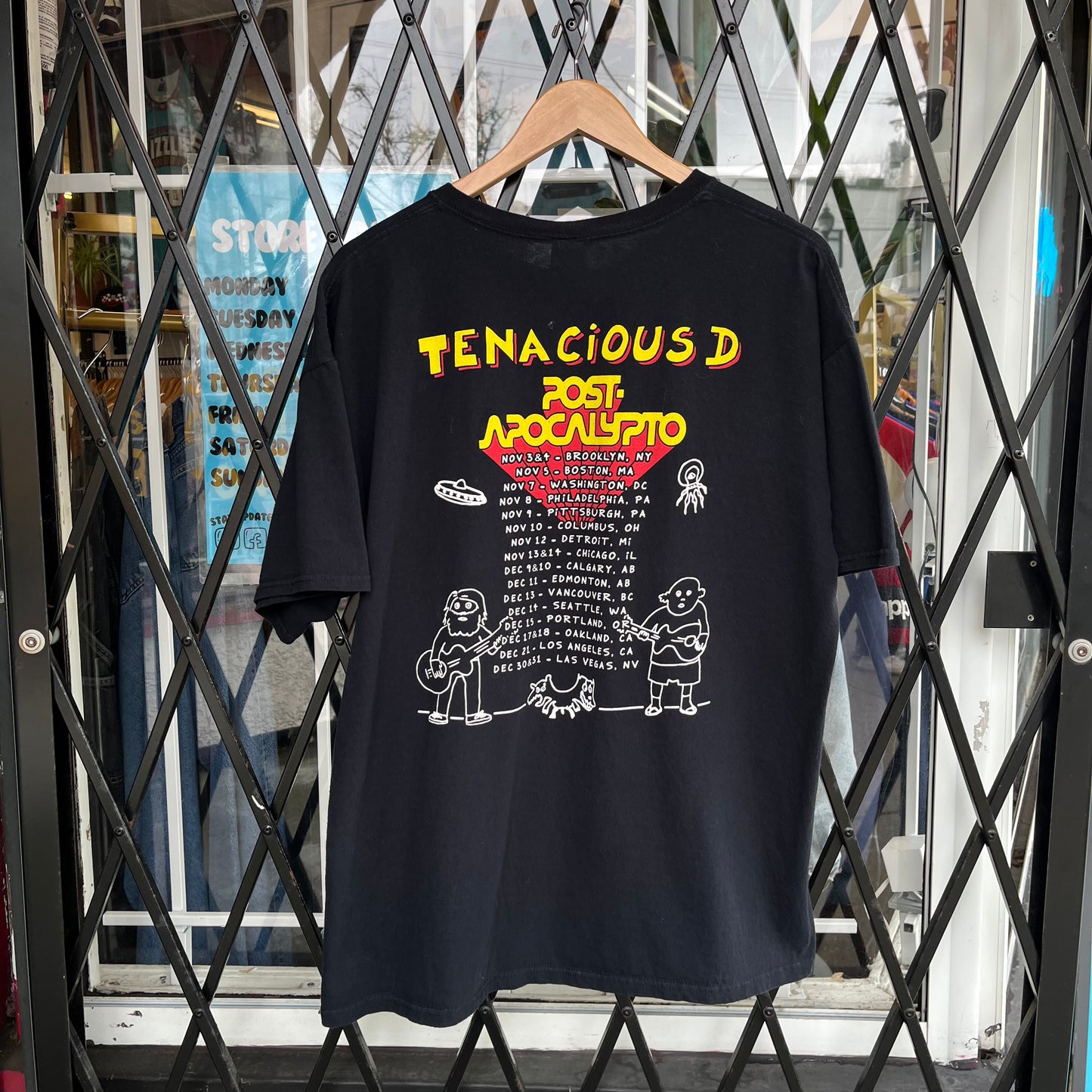 2018 Tenacious D Tour Tee - Size XL