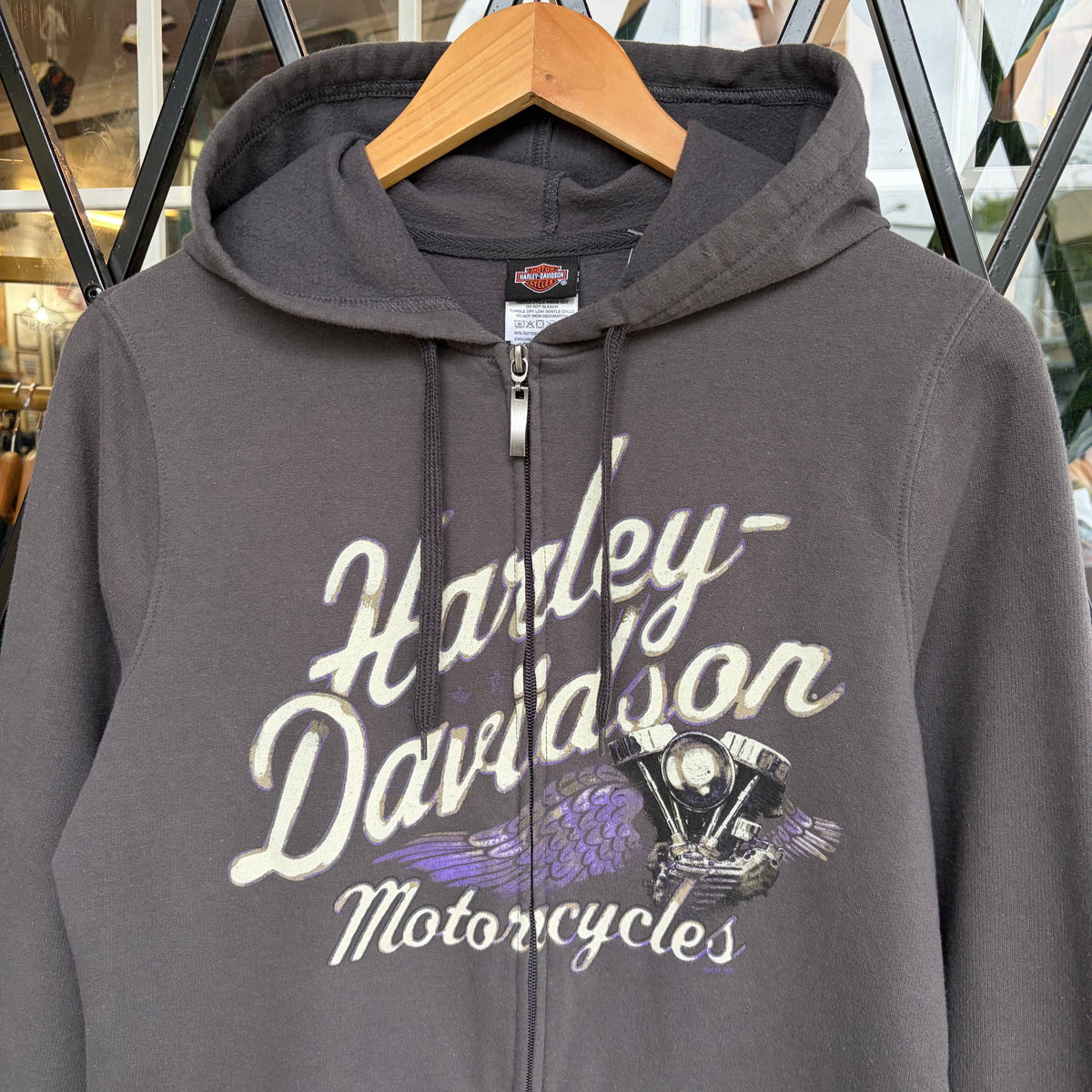 Harley Davidson Zip Up Hoodie - Size Women’s M