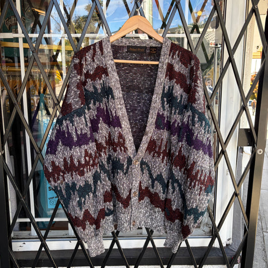 Vintage Knit Cardigan - Size XL