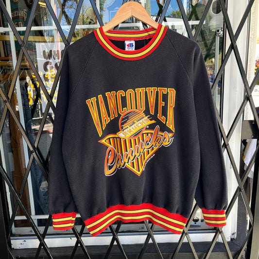 1990 Vancouver Canucks Crewneck - Size L