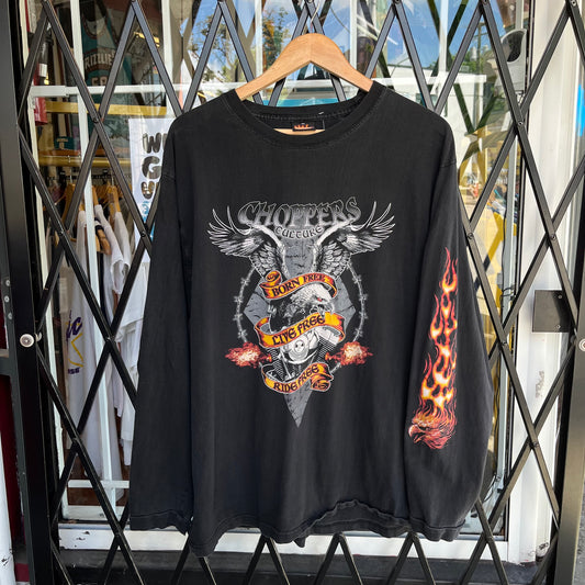 Y2K Motorcycle Long Sleeve - Size XL