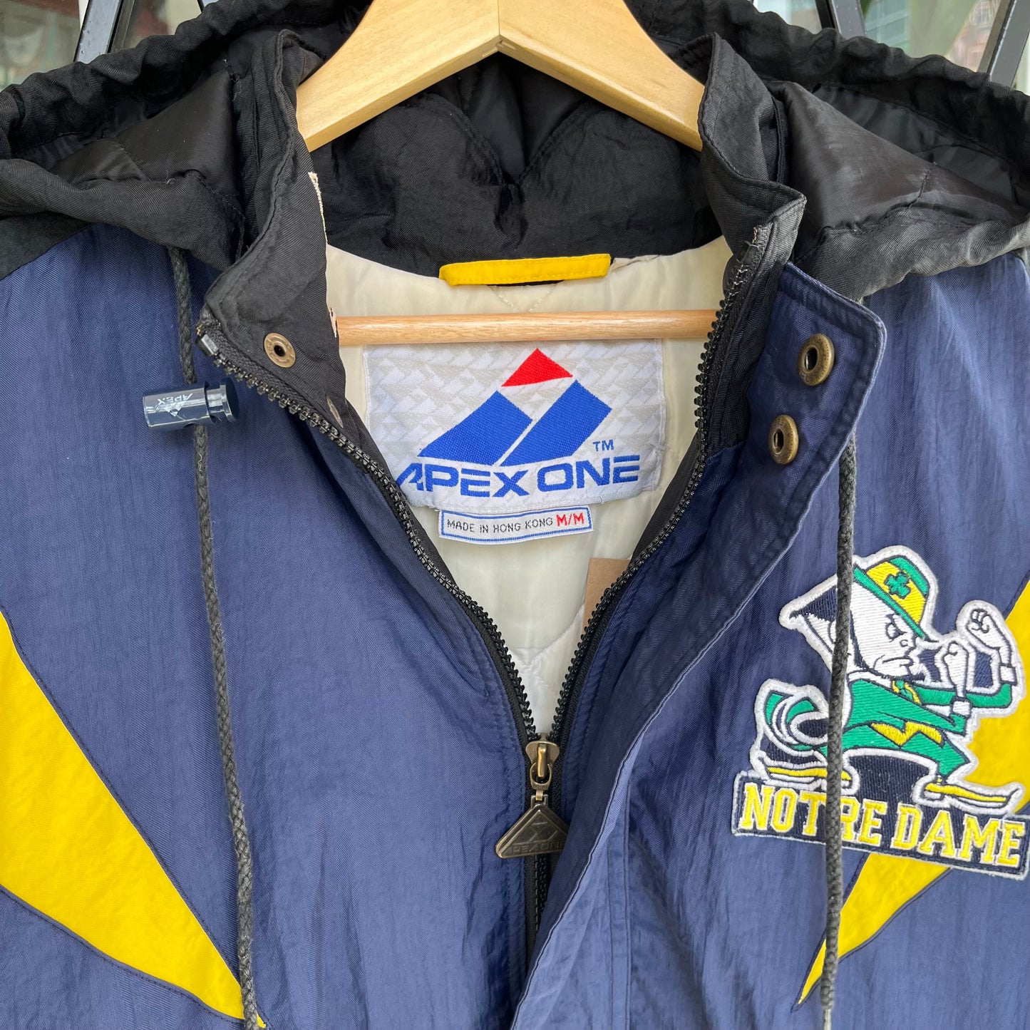 Vintage Apex One Notre Dame University Jacket - Size M