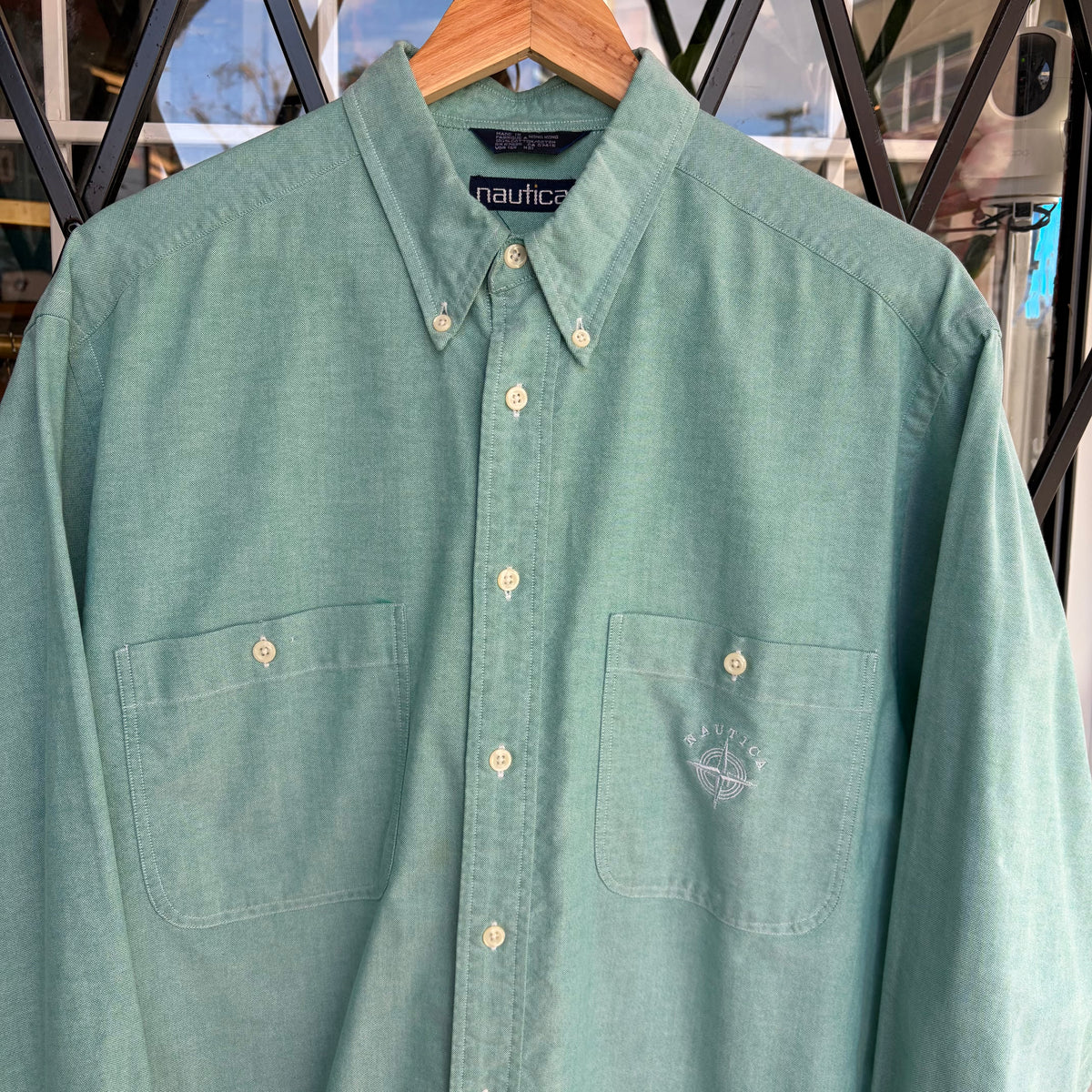 Vintage Nautica Button Up Shirt - Size L