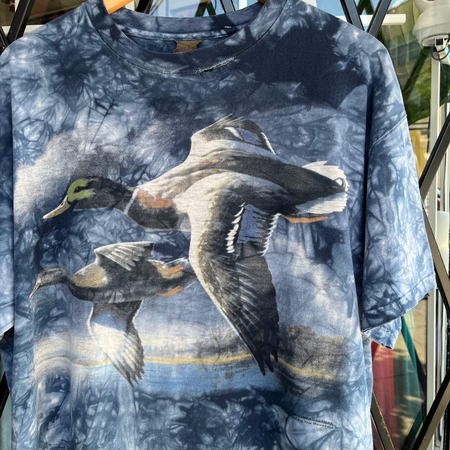1998 Tie Dye Duck Tee - Size L