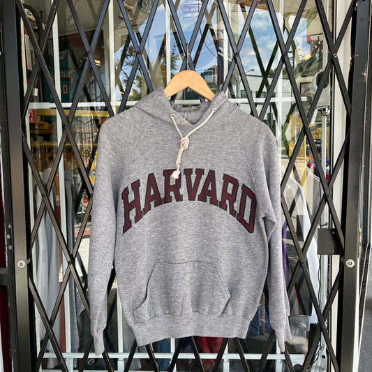 Vintage 80s Harvard University Hoodie - Size M