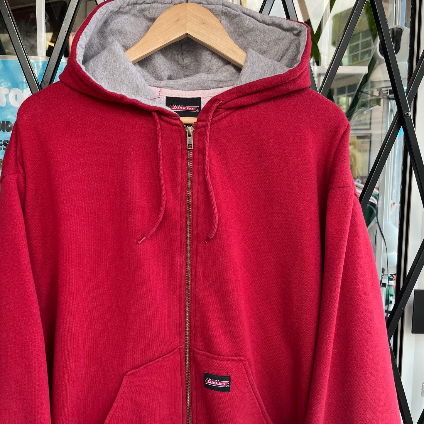 Vintage Dickies Thermal Lined Hoodie - Size XL