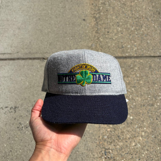 Vintage Notre Dame University Wool SnapBack