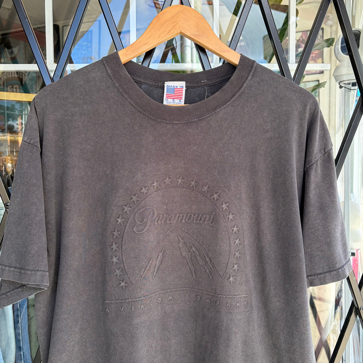 Vintage Paramount Embossed Tee - Size L