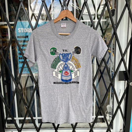 1989 CFL Grey Cup Tee - Size XS