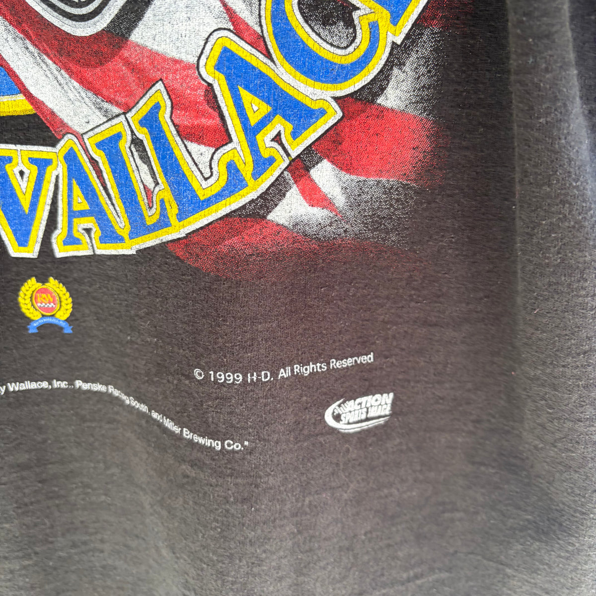 1999 Rusty Wallace NASCAR x Harley Davidson Racing Tee - Size M
