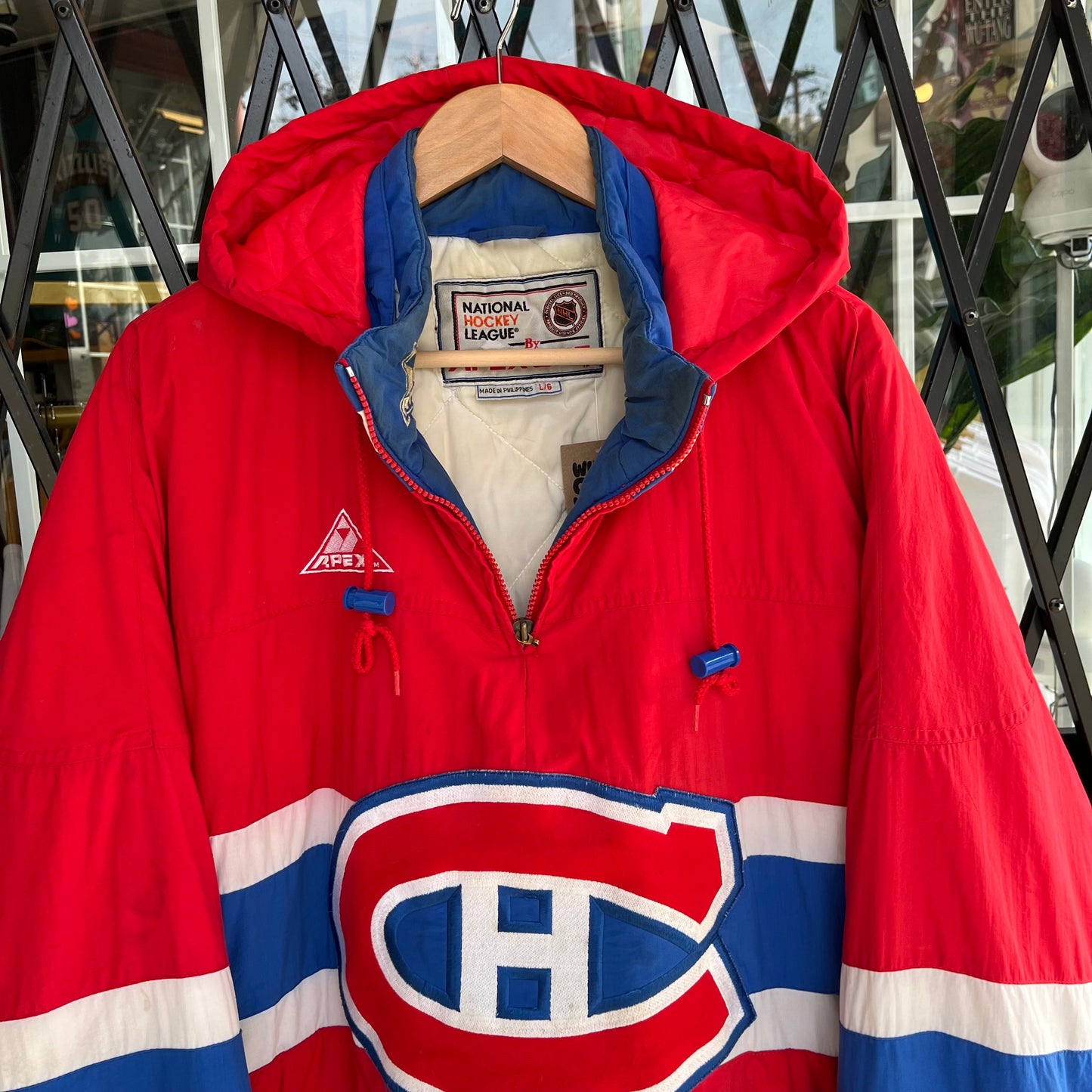 Vintage Apex One Montreal Canadiens Parka Jacket - Size L