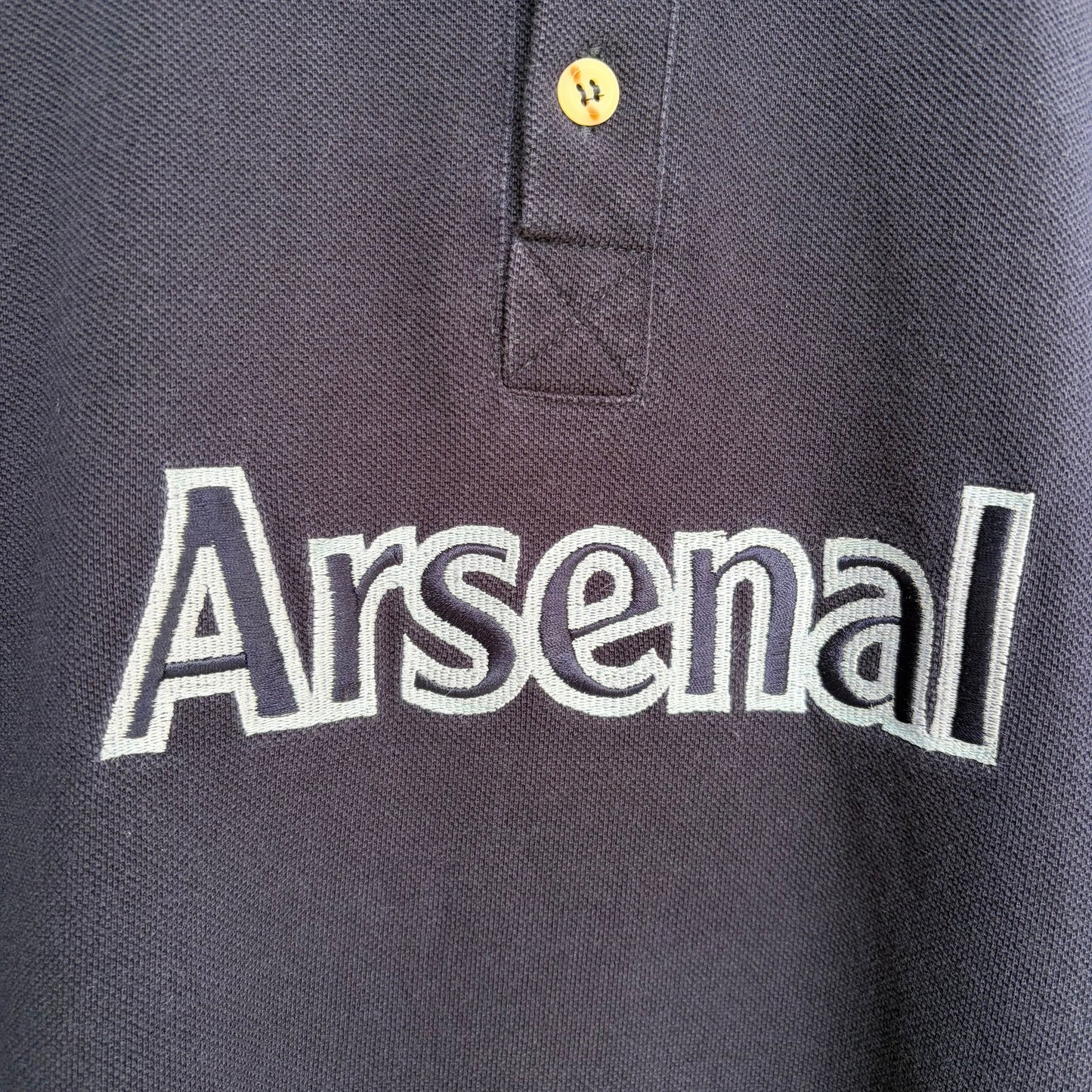 Vintage Arsenal Collared Long Sleeve - Size XXL