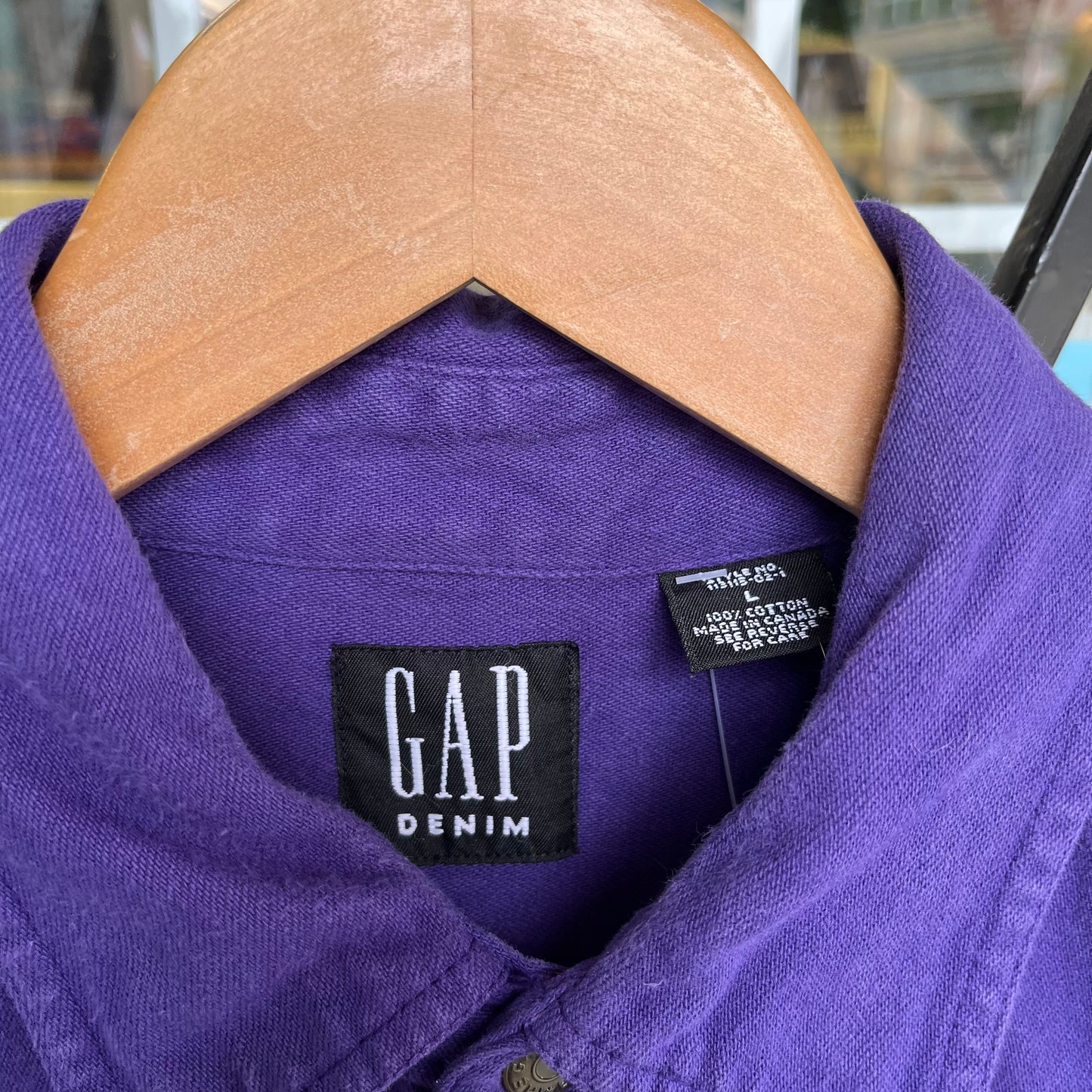 Vintage Gap Denim Over Shirt - Size L