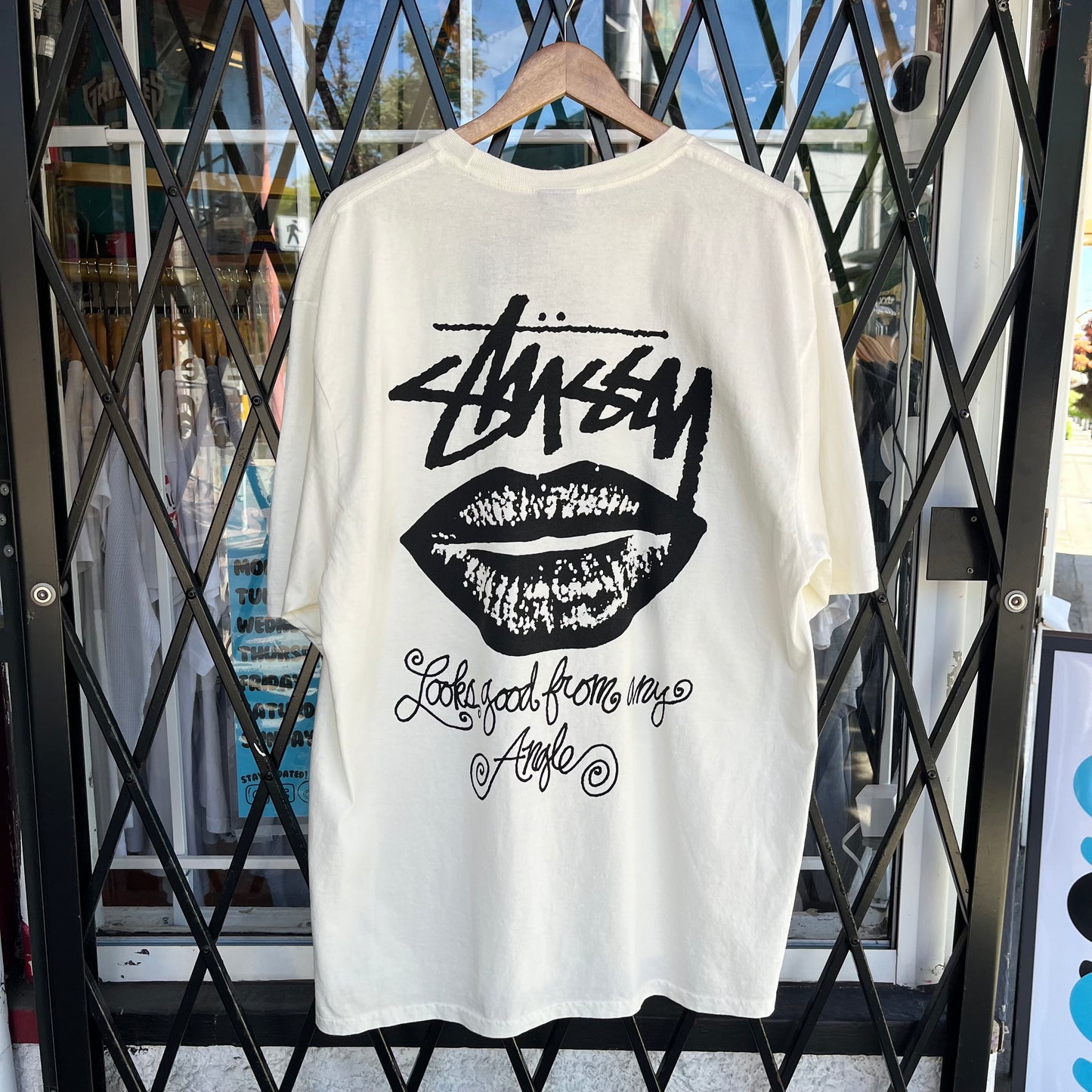Stussy Any Angle Tee Natural - Size XL