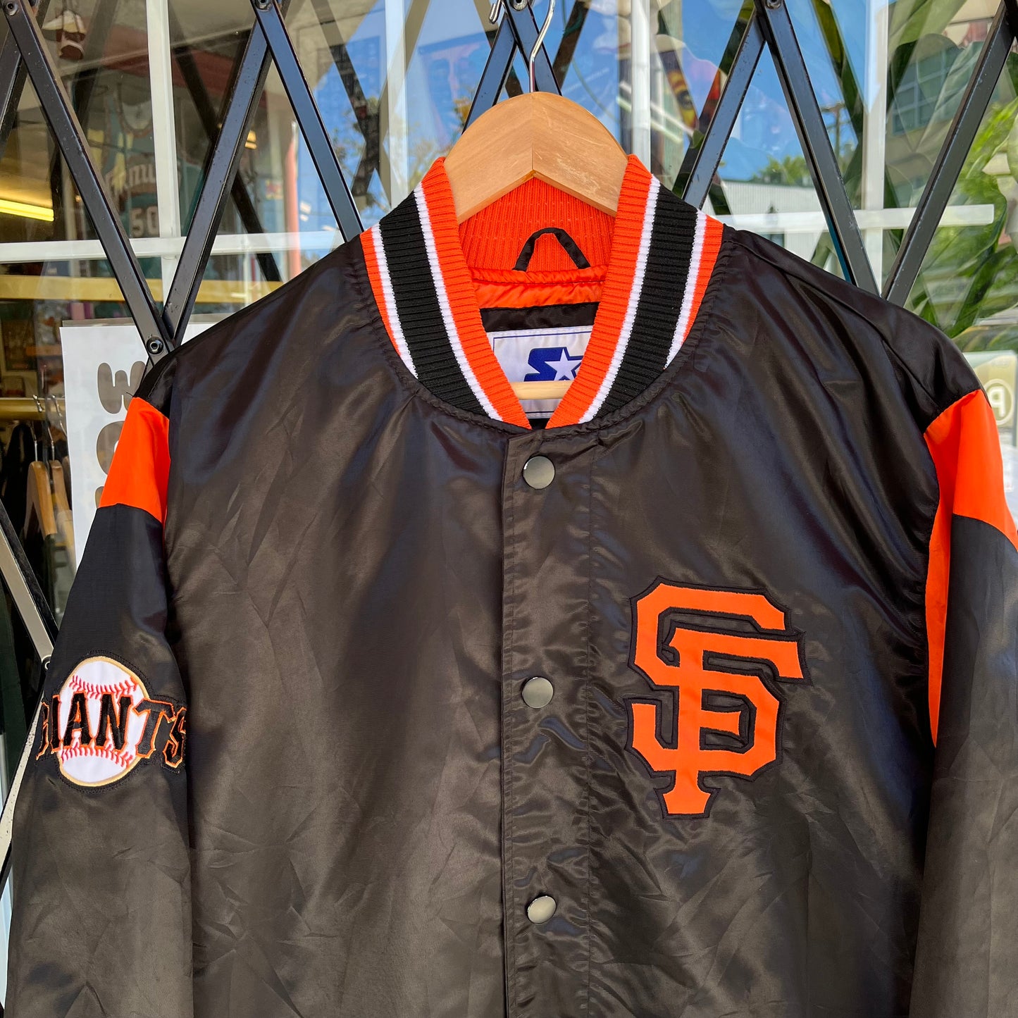 Starter SF Giants Satin Jacket - Size L