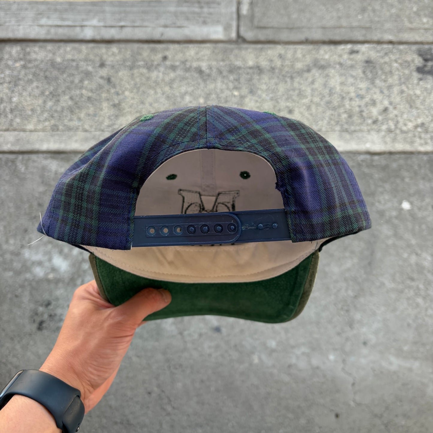 Vintage Disney Mickey Plaid SnapBack