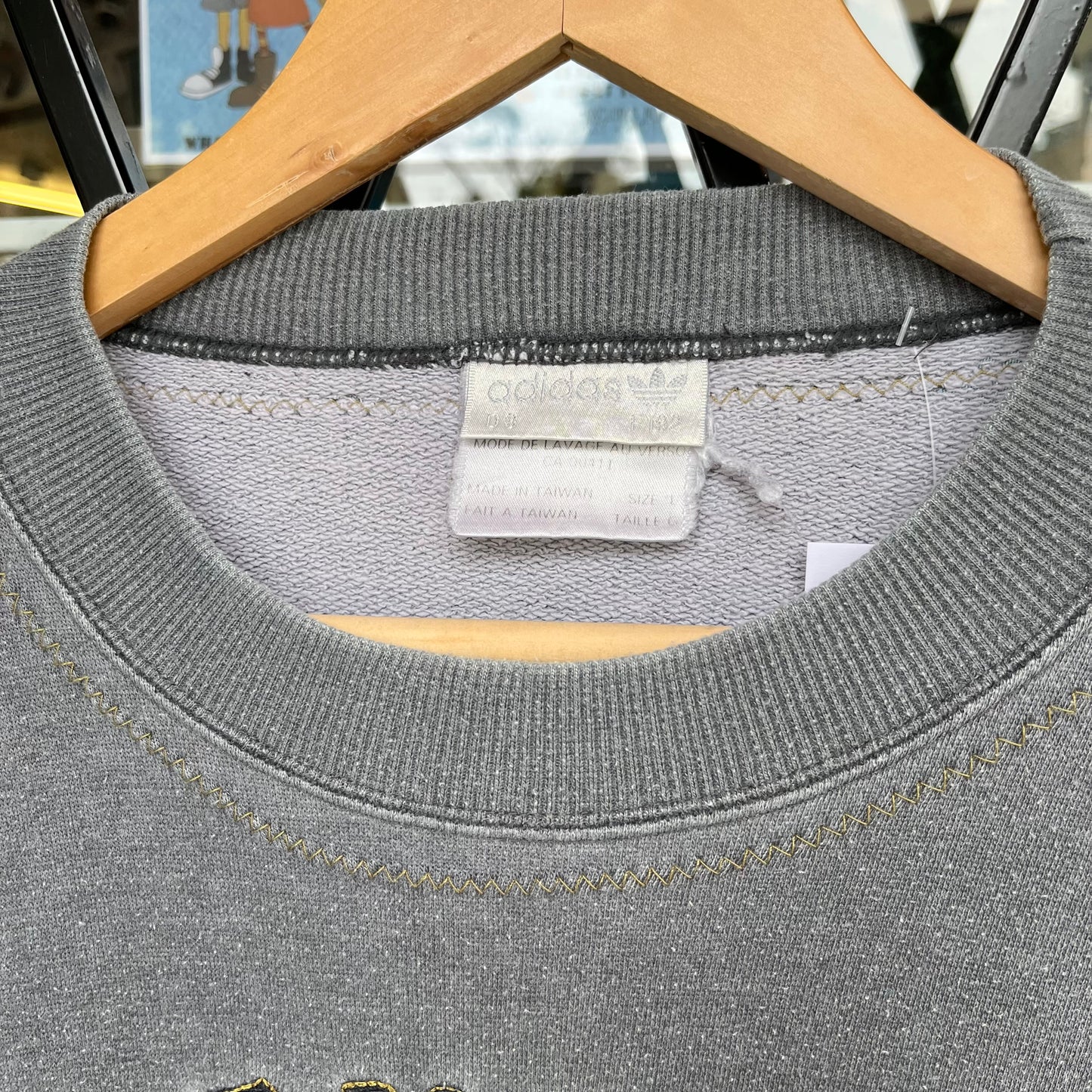 1980’s Adidas Olympic Crewneck - Size L