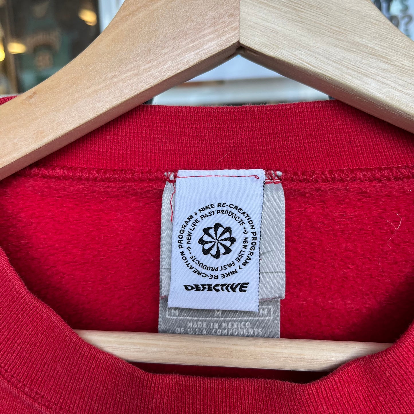 Vintage Nike “Defective” Recycled Crewneck - Size M