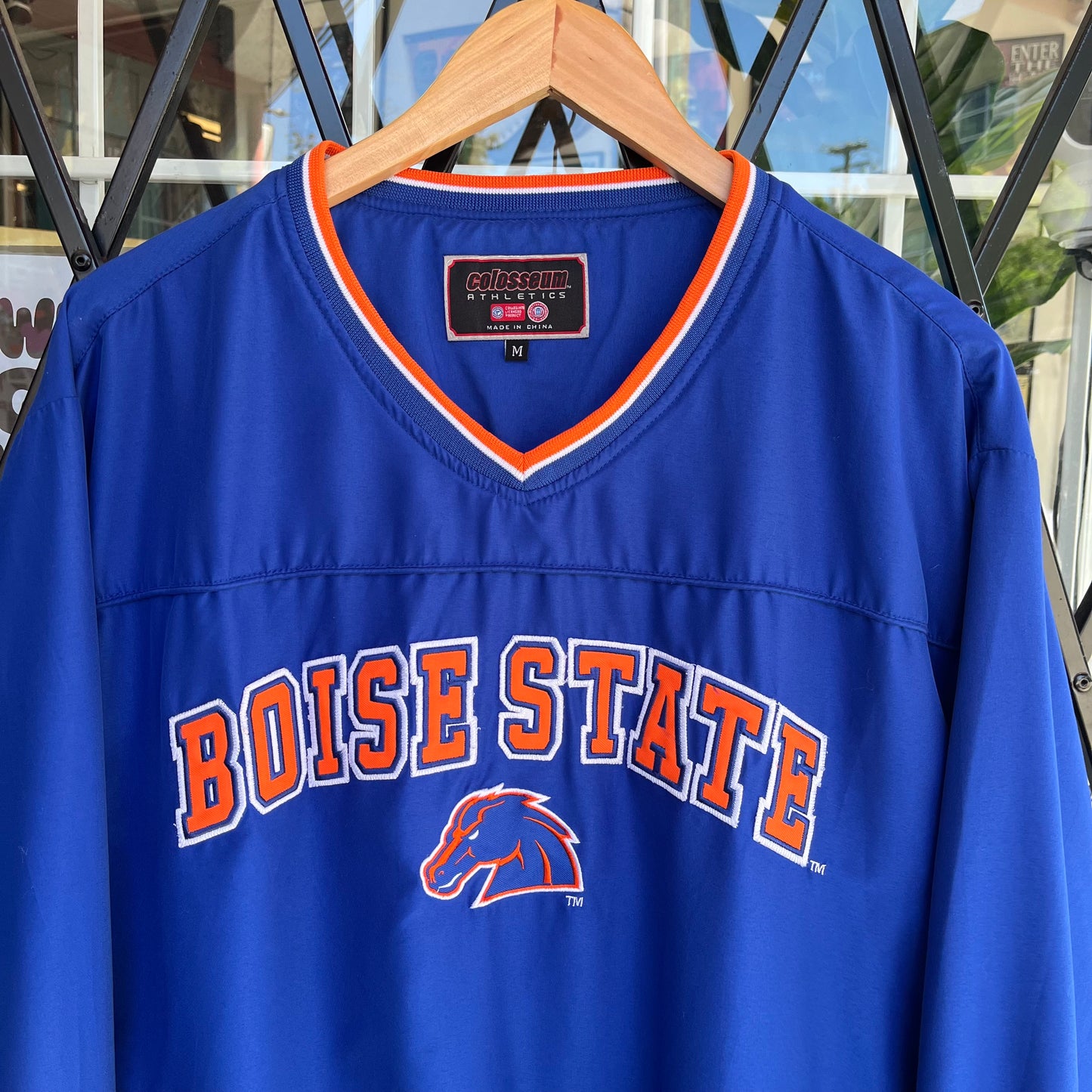 Vintage Boise State University Pullover Windbreaker - Size M
