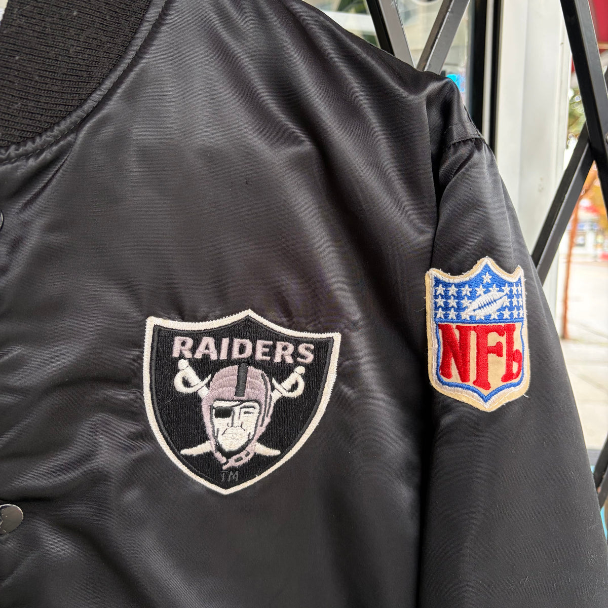 Vintage Starter Raiders Satin Jacket - Size L