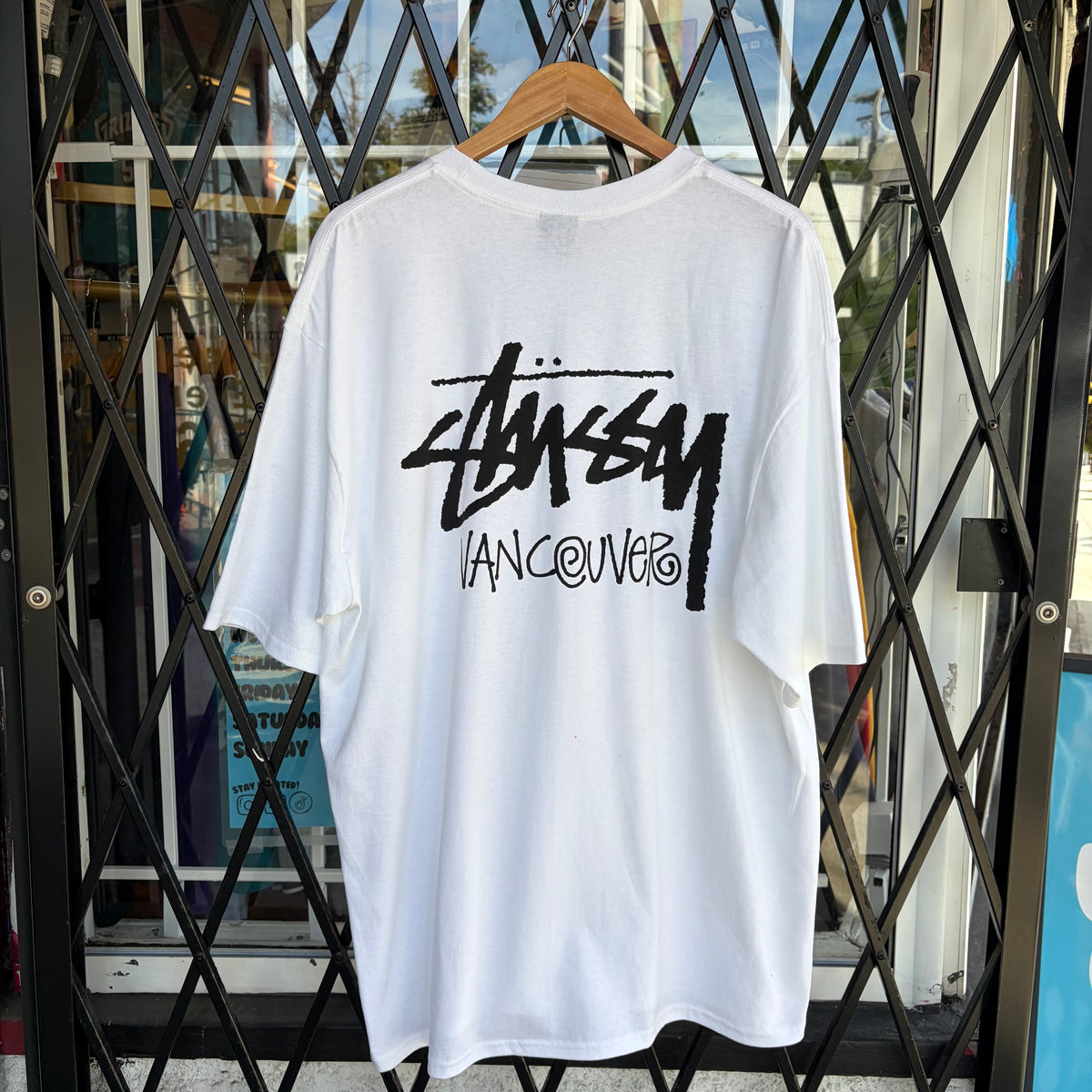 Stussy Vancouver Stock Tee White - Size XXL (as-is)