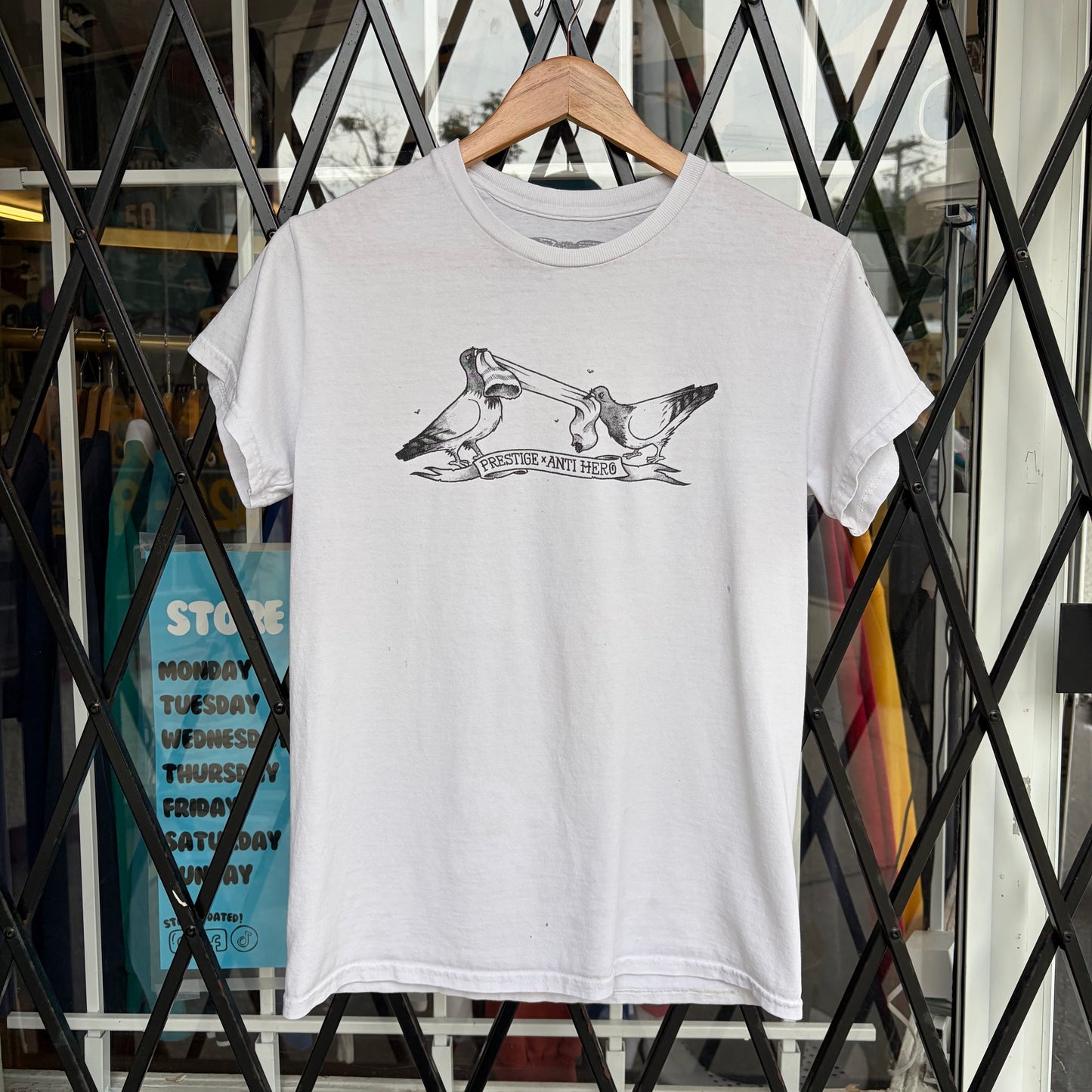 Anti-Hero x Prestige Skateboarding Tee - Size S
