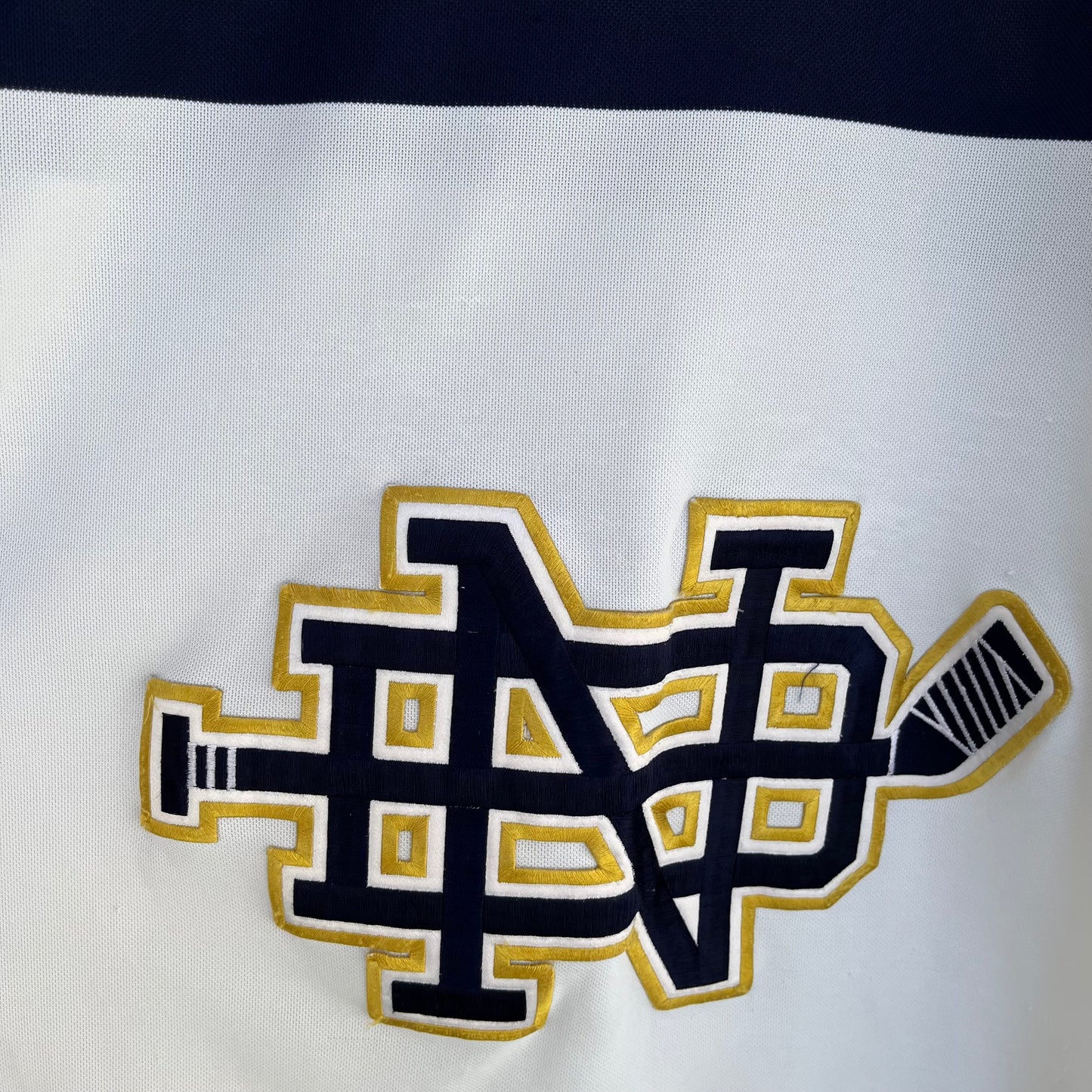 Vintage Notre Dame Hockey Jersey - Size L