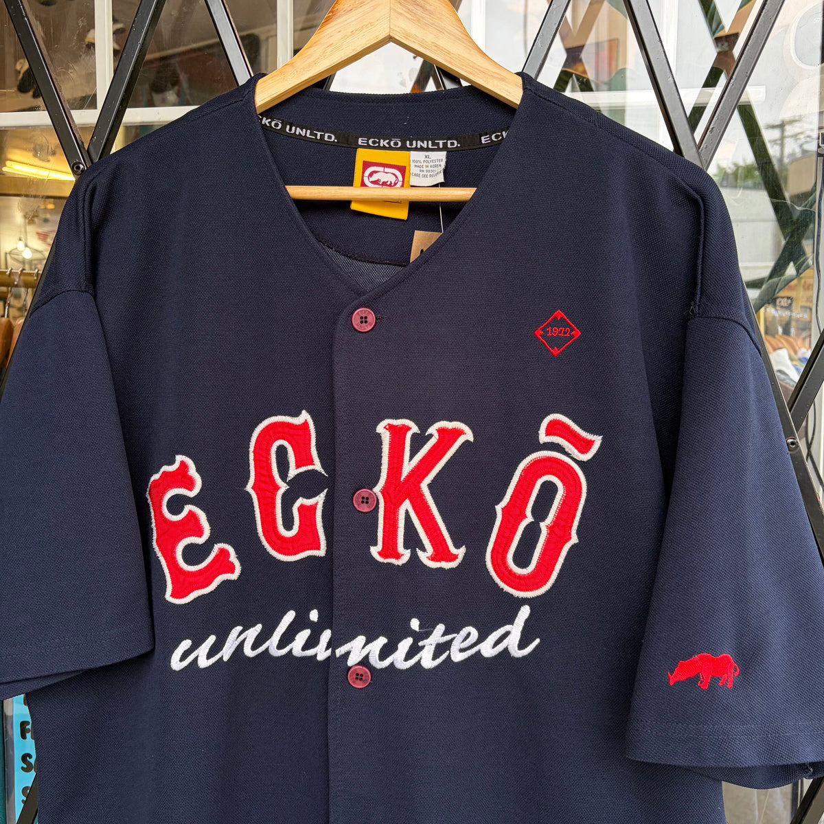 Y2K Ecko Unltd Baseball Jersey - Size XL