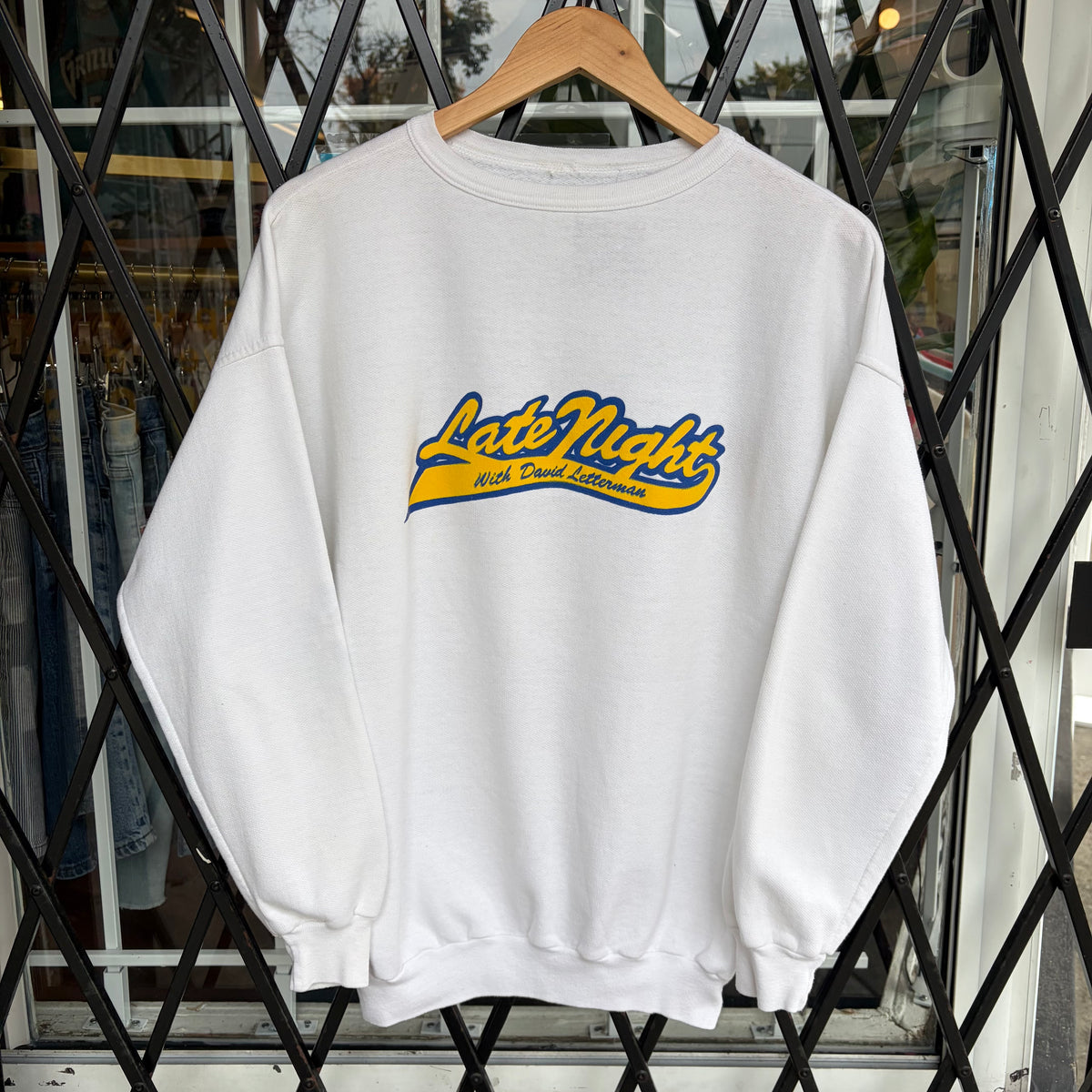Vintage Late Night Show with David Letterman Crewneck - Size L