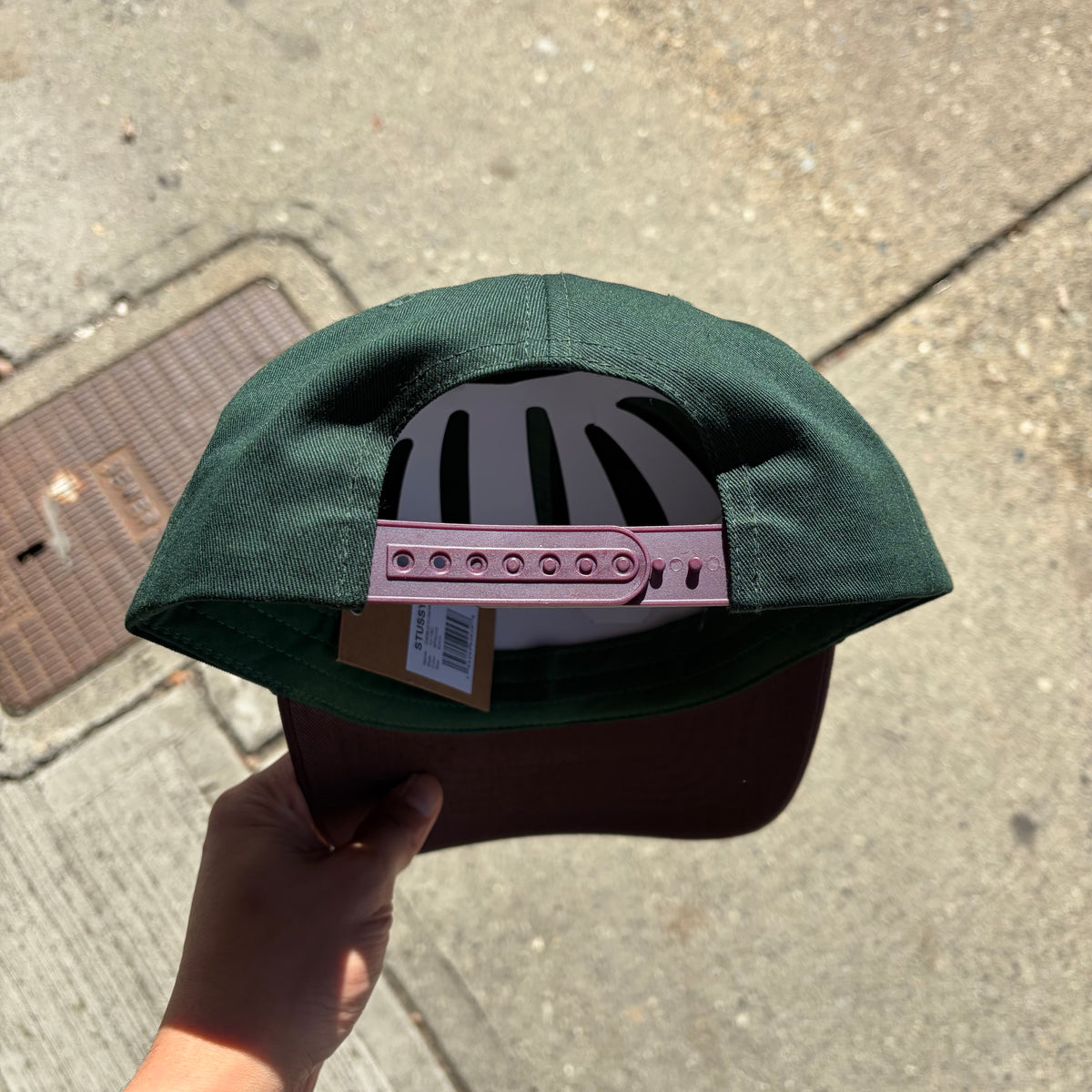 Stussy Chenille S Low Pro Cap Spruce