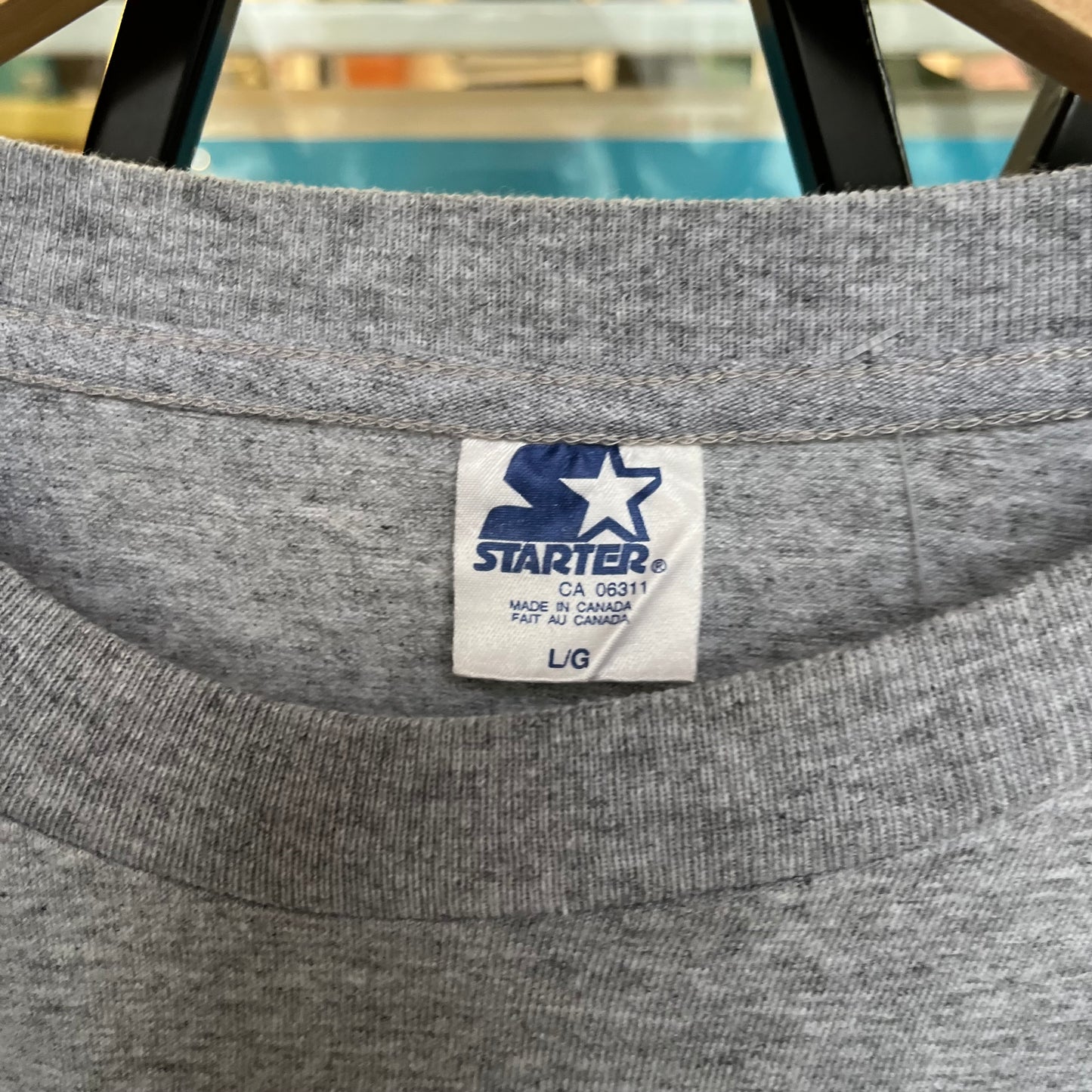 1997 Starter Saskatchewan  Roughriders Tee - Size L