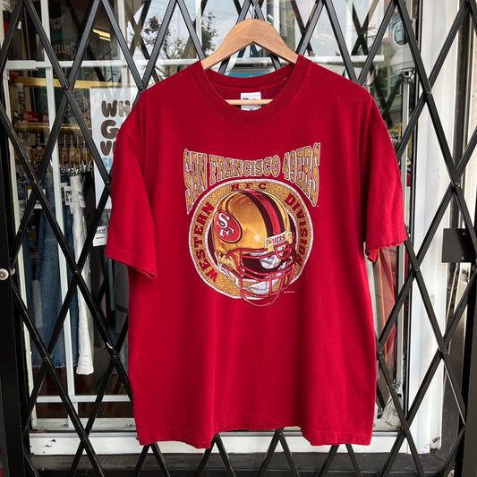 1995 SF 49ers Helmet Tee - Size XL
