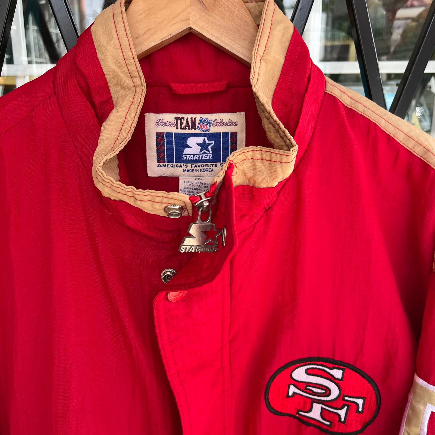 Vintage Starter San Francisco 49ers Split Jacket - Size XL