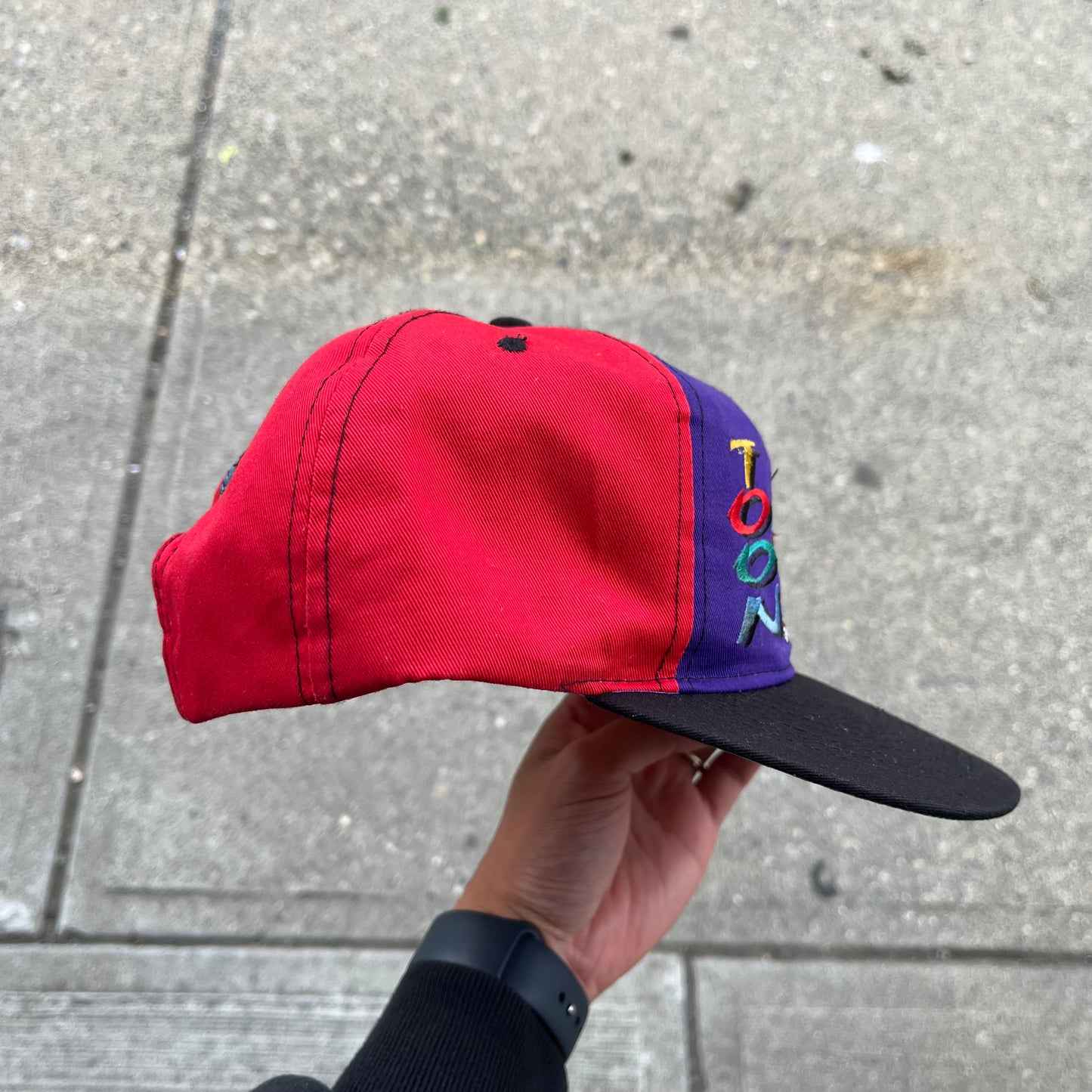 1993 Looney Tunes “Toon Boys” Colour Block Snapback
