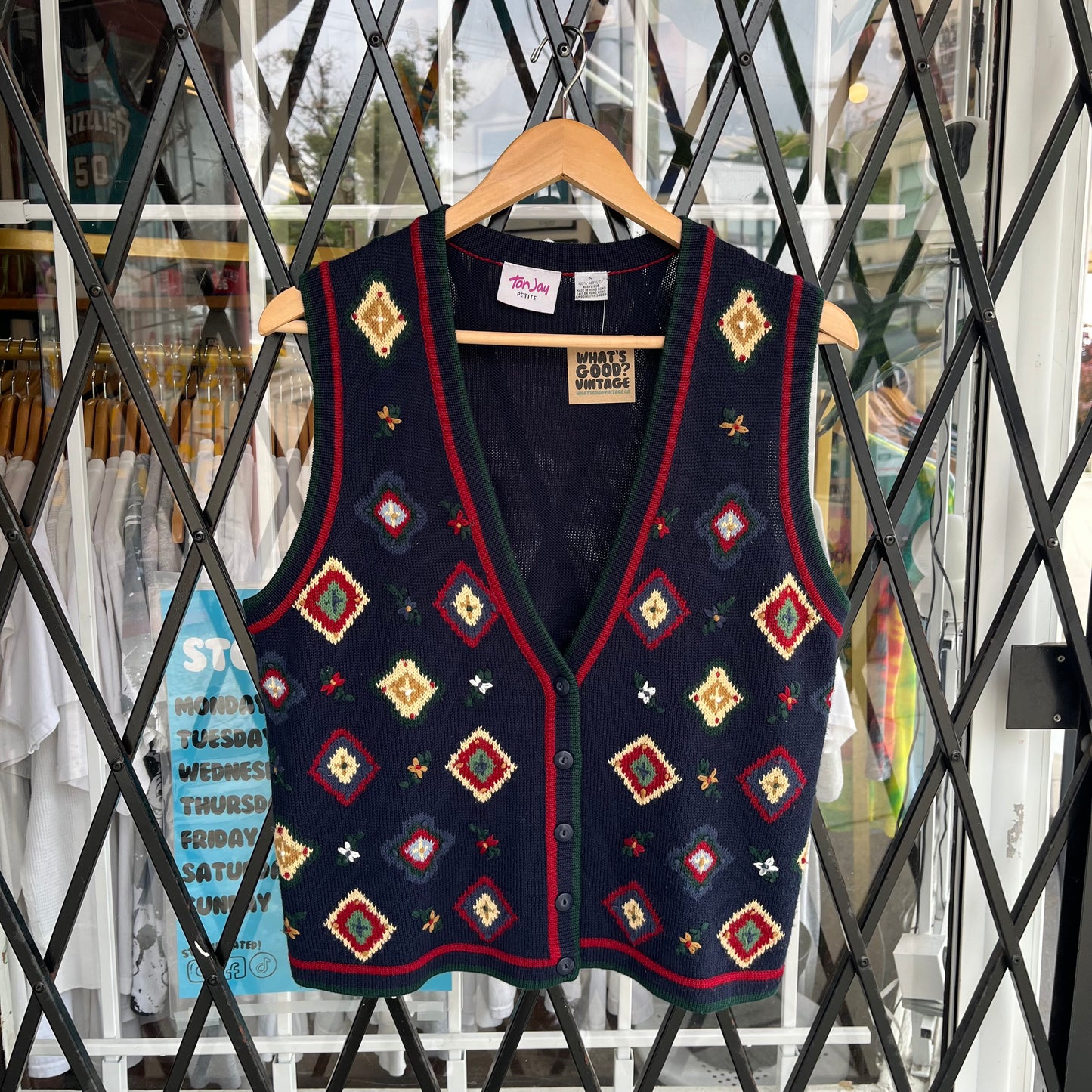 Vintage Knitted Vest - Size Women’s S