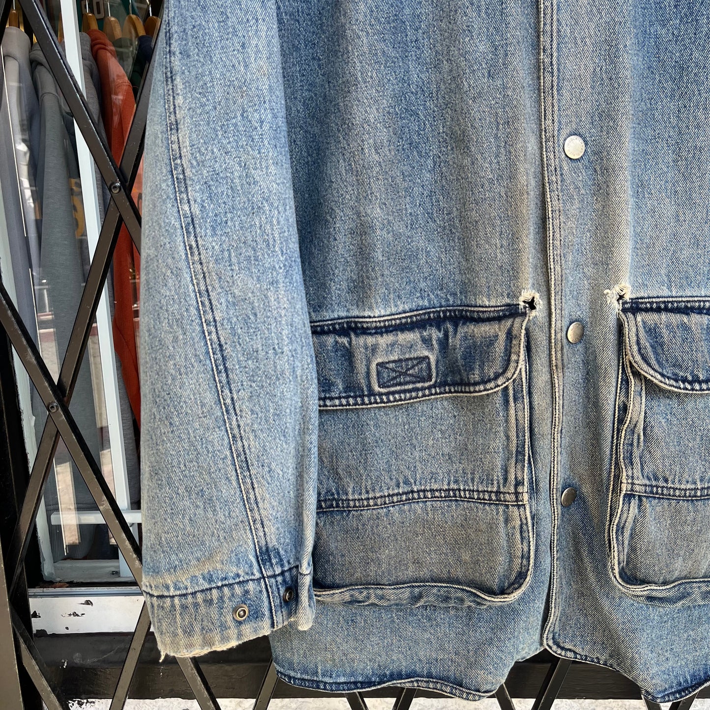 Vintage Woolrich Denim Chore Jacket - Size L
