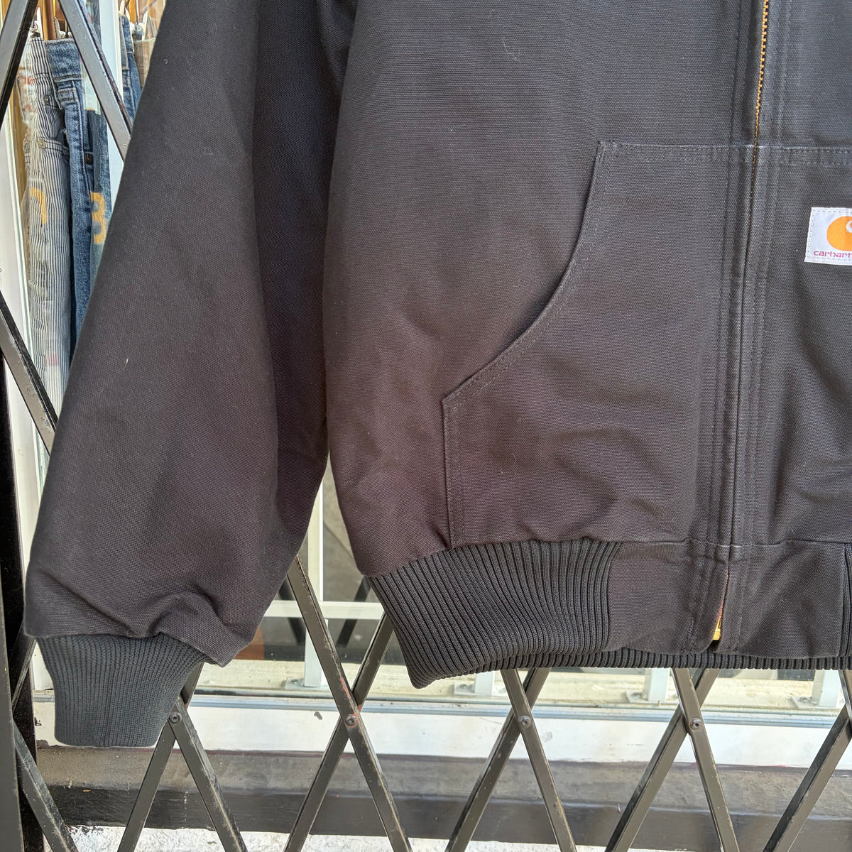 Carhartt Zip Up Hooded Jacket - Size S