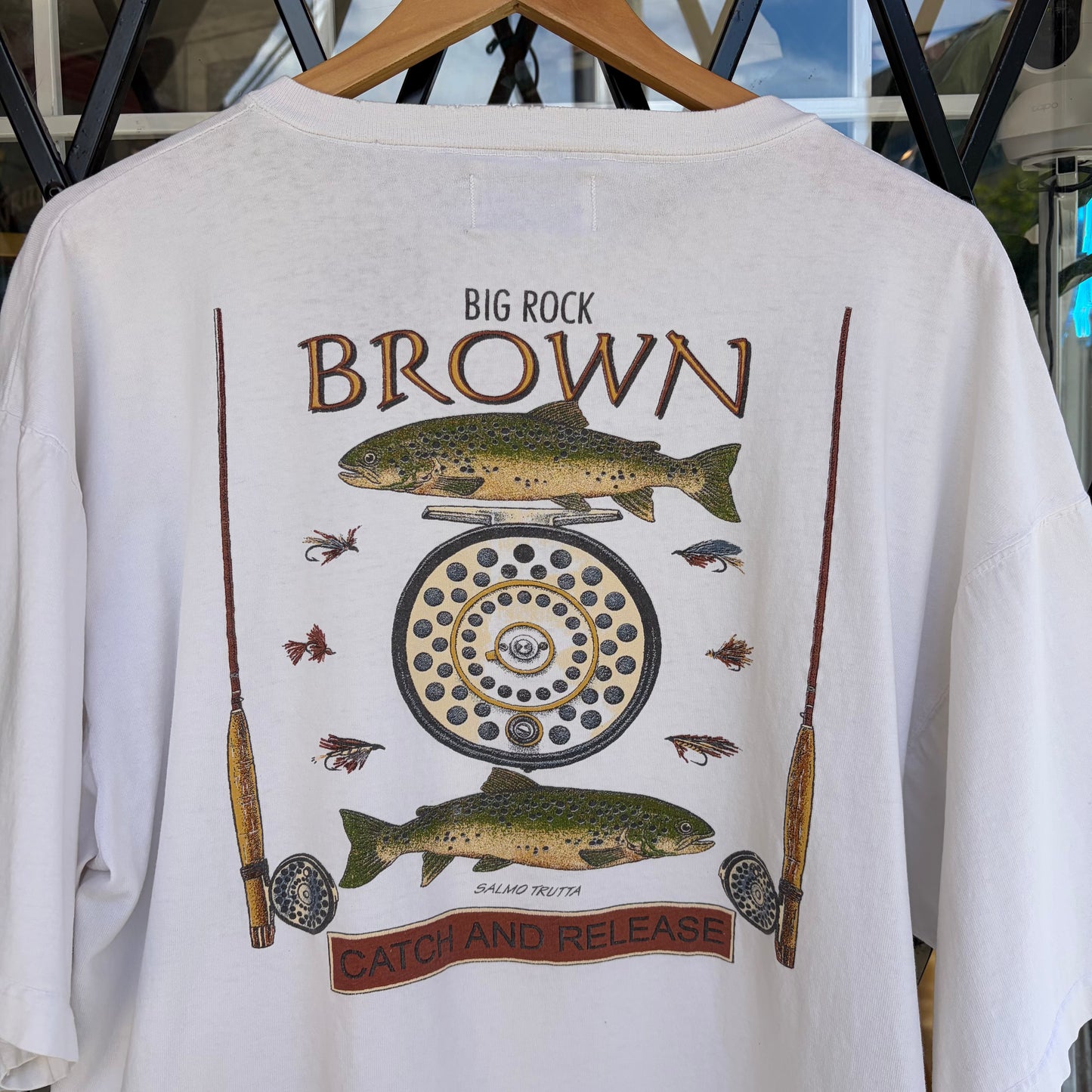 Big Rock Brown Trout Fishing Tee - Size XXL
