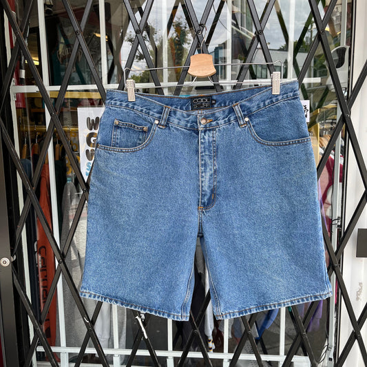 Vintage Denim Shorts - Size 36W