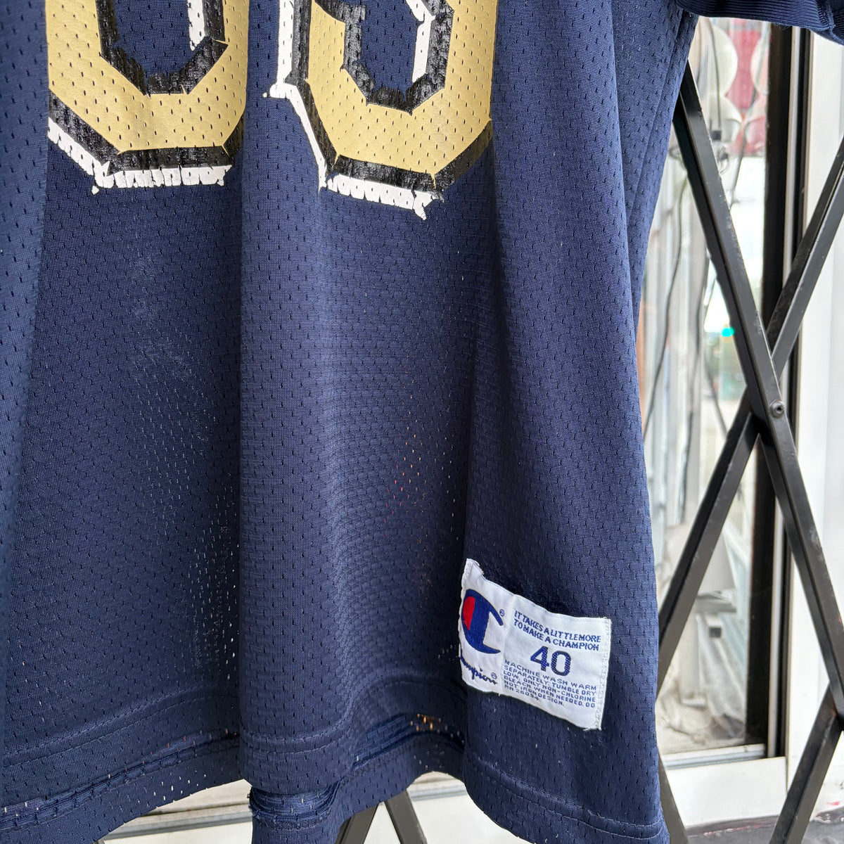 Vintage Champion Pittsburg University Football Jersey - Size 40 (M)