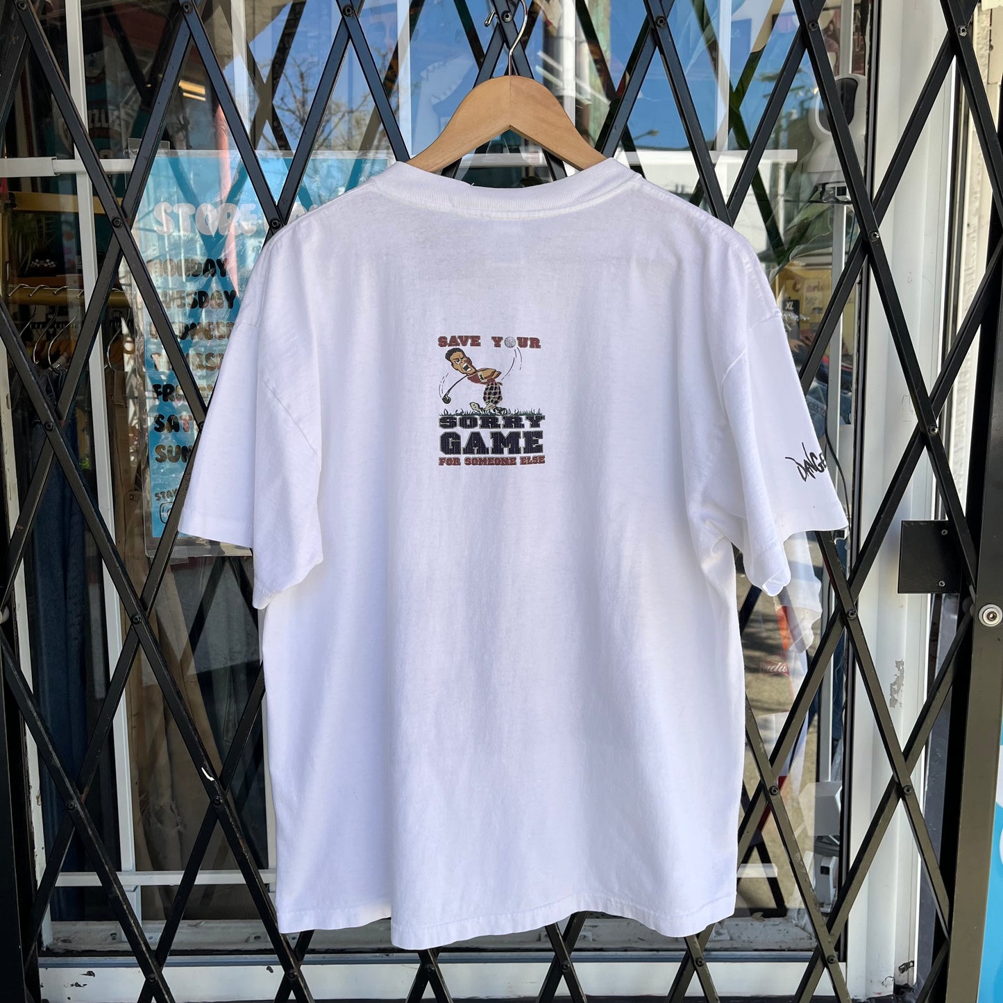 Vintage Dangerous Golfing Tee - Size L